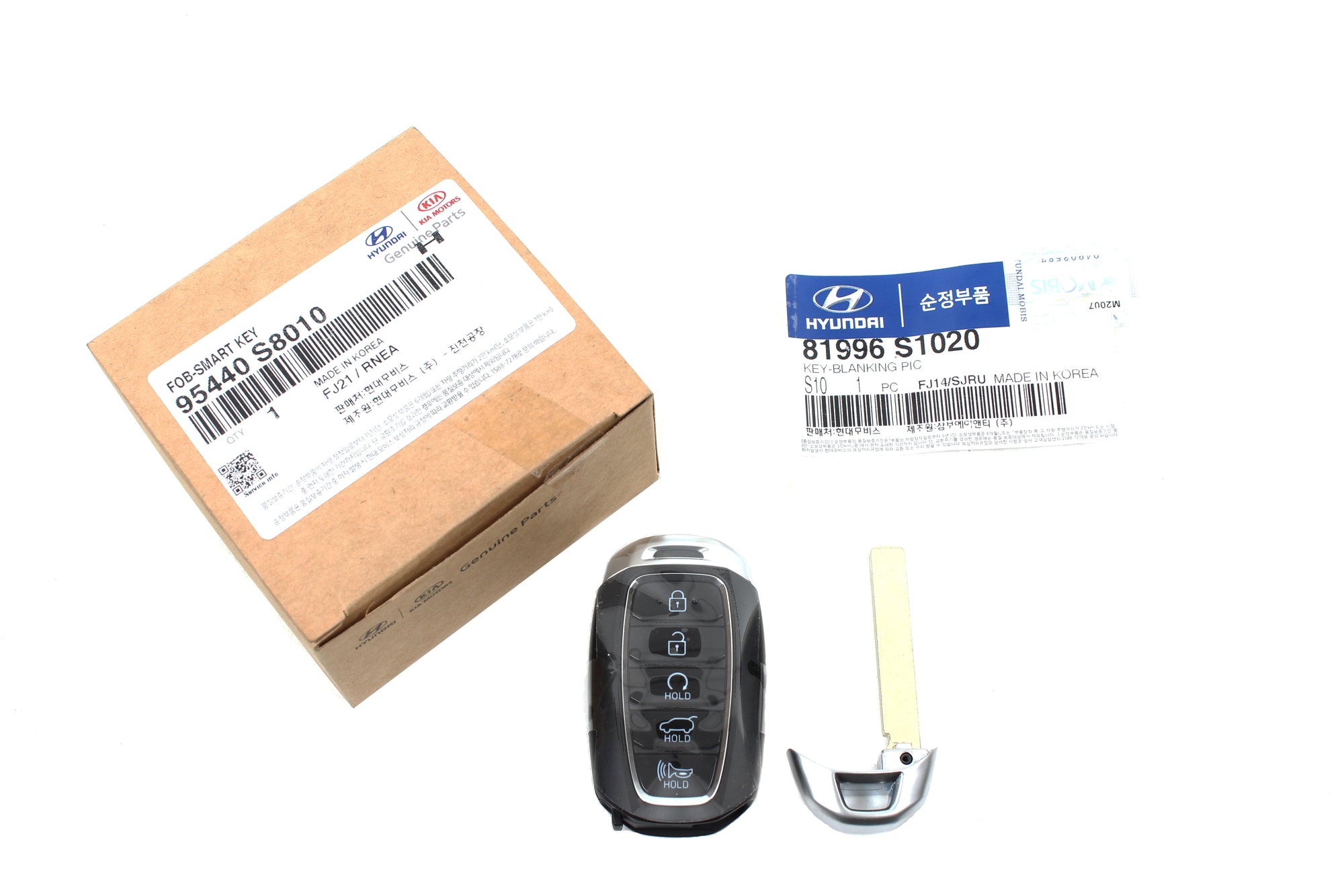 GENUINE FOB Smart Remote Key w/ Blank Key for 20-21 Hyundai Palisade 95440S8010