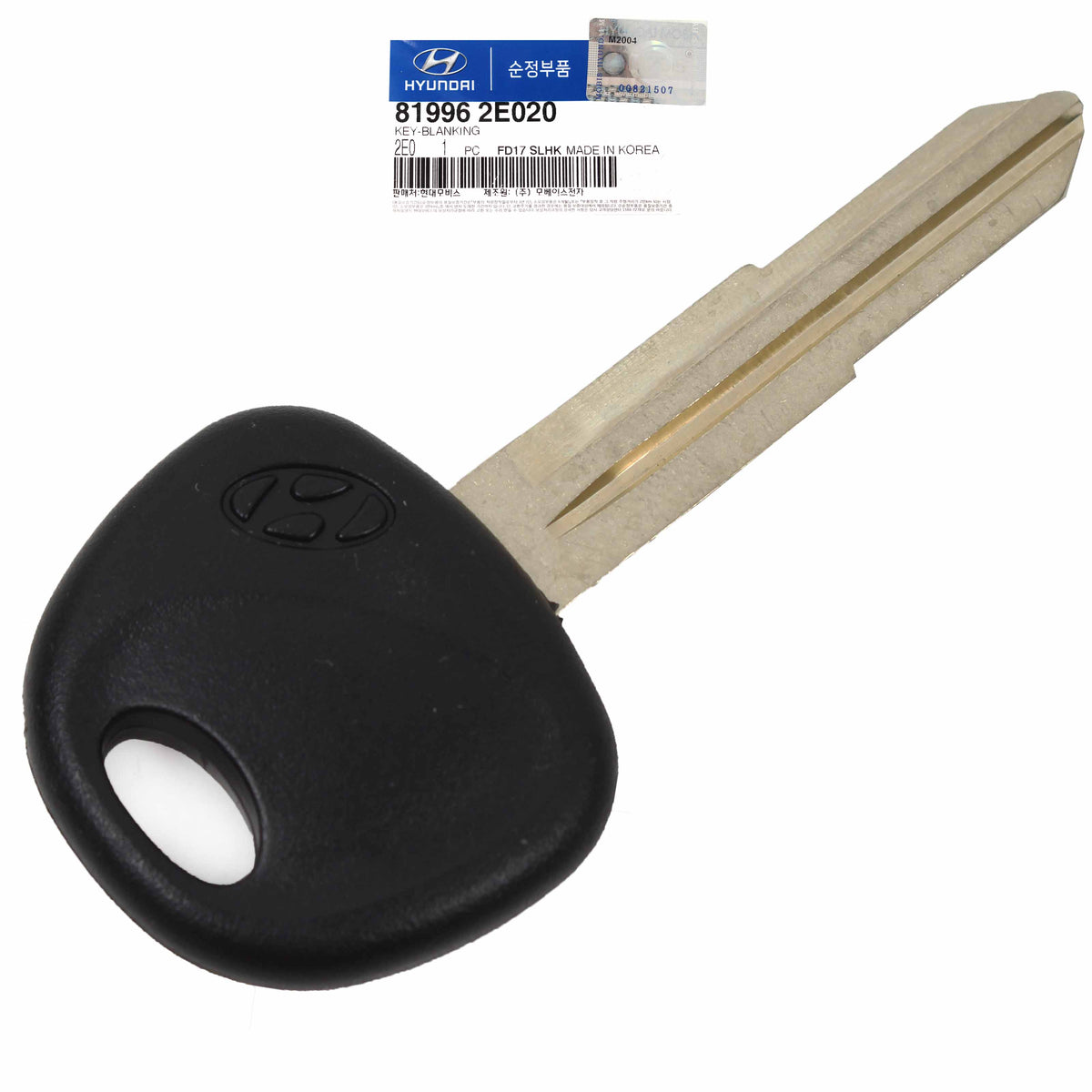 GENUINE Uncut Blanking Key for 2005-2009 Hyundai Tucson 819962E020