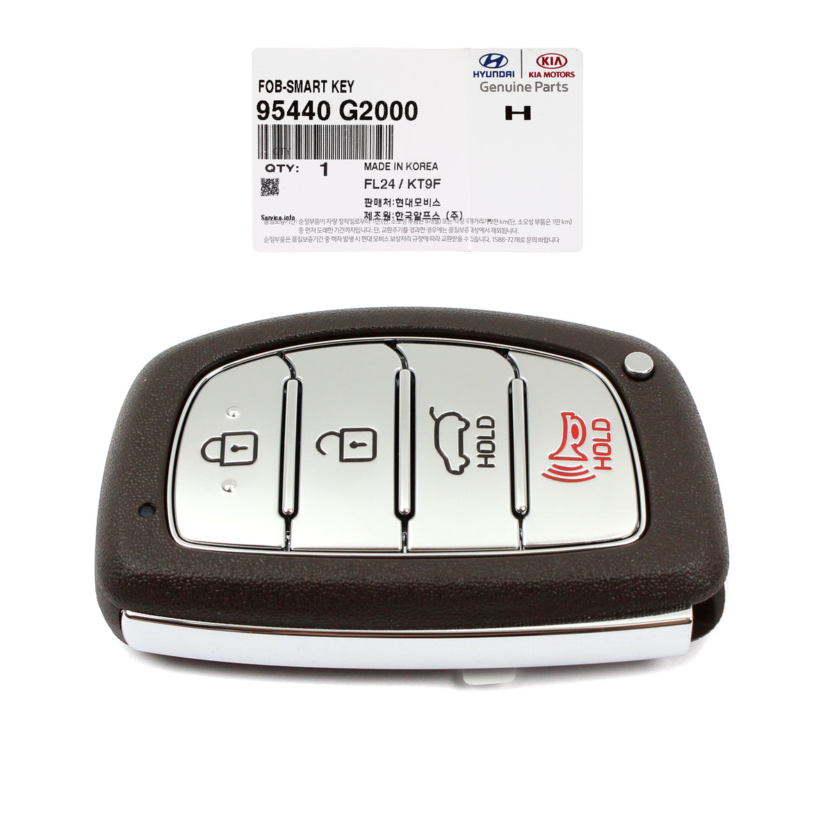 GENUINE FOB Smart Remote &amp; Blanking Key for 2017-2019 Hyundai Ioniq 95440G2000