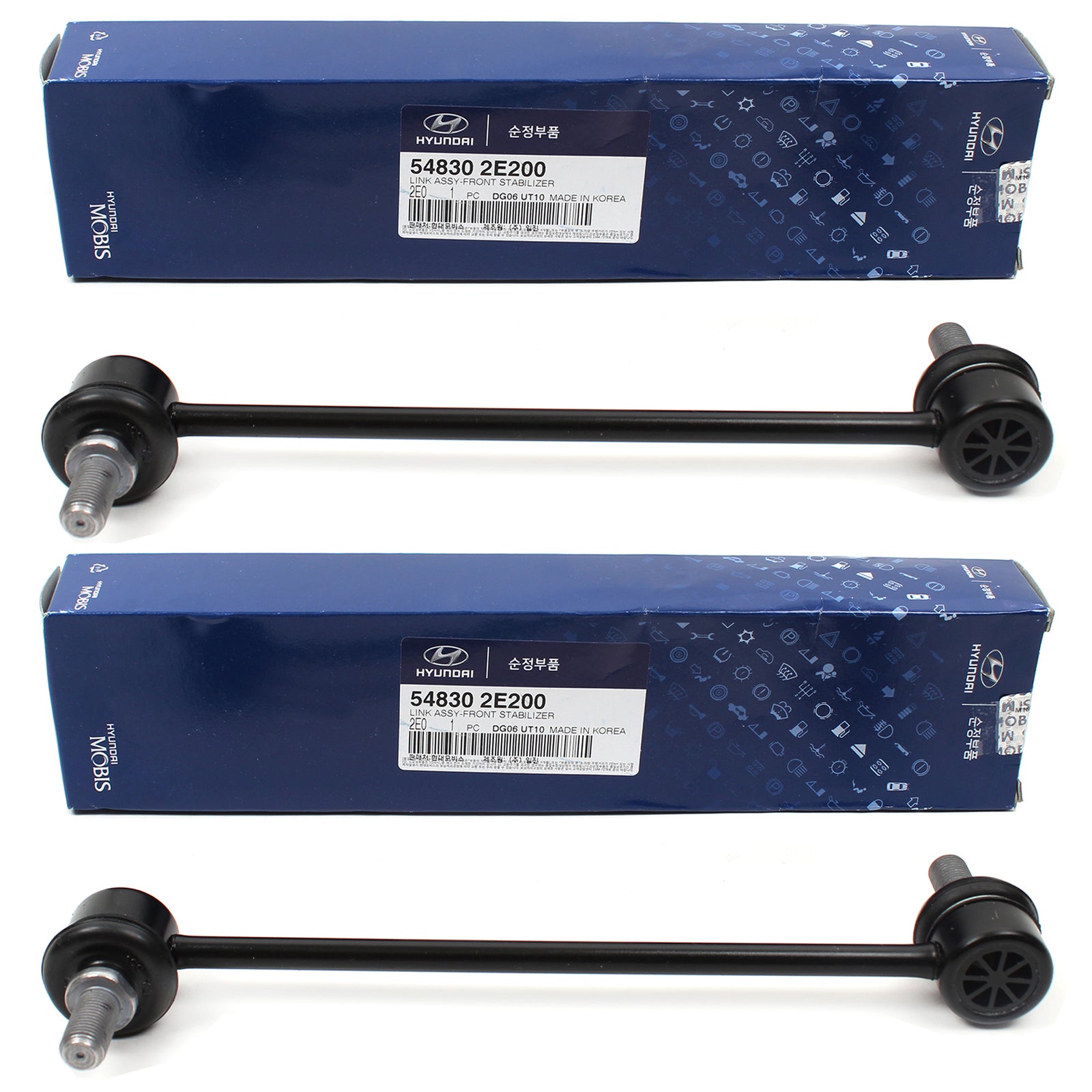 Fits 05 - 10 HYUNDAI TUCSON / KIA SPORTAGE 2.0L / 2.7L BRAND NEW GENUINE STABILIZER SWAY BAR LINK FRONT 2PCS