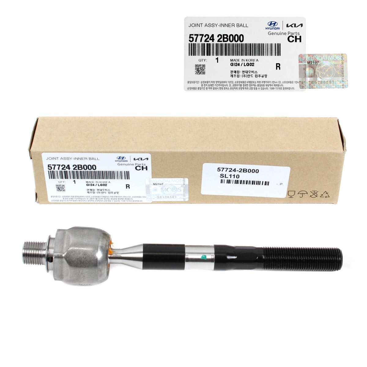 GENUINE Front Inner Tie Rod End for 07-13 Hyundai Santa Fe Sorento 577242B000