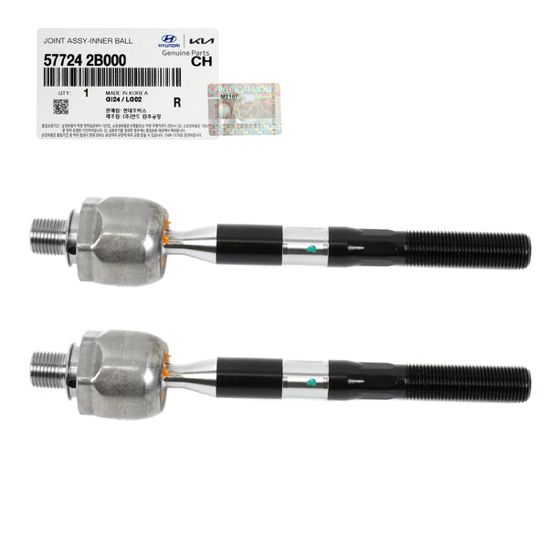 2x Front Outer Side Tie Rod End Kit For Hyundai Santa Fe, Santa Fe XL & Kia Sorento 2013-2019
