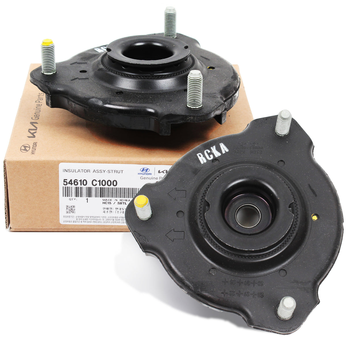 Genuine OEM Hyundai Front Upper Strut Mount Insulators (2pcs) For Santa Fe 2001-2006 – Part 5461026000