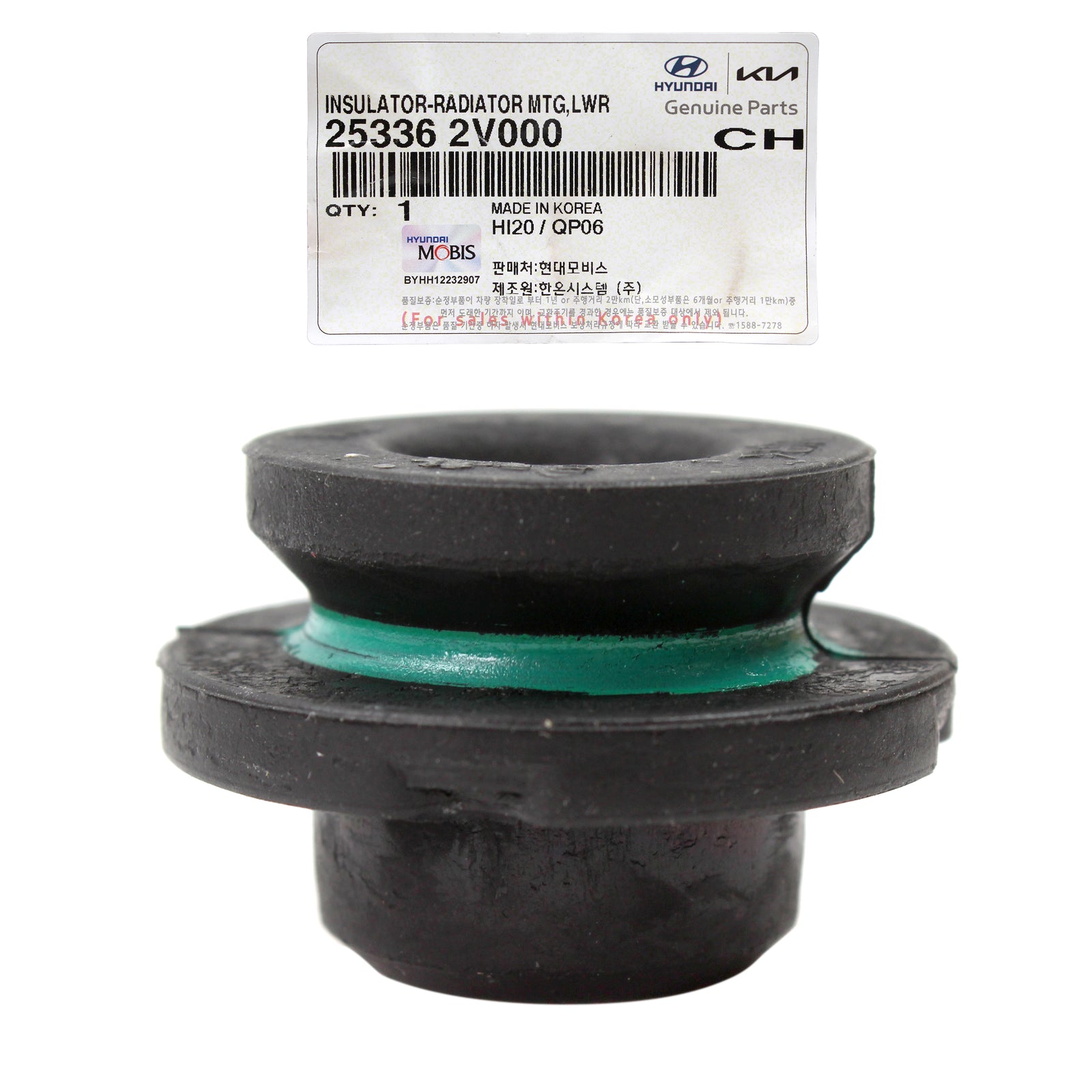 GENUINE Radiator MTG Lower Insulator for 11-22 Accent Elantra Veloster Venue