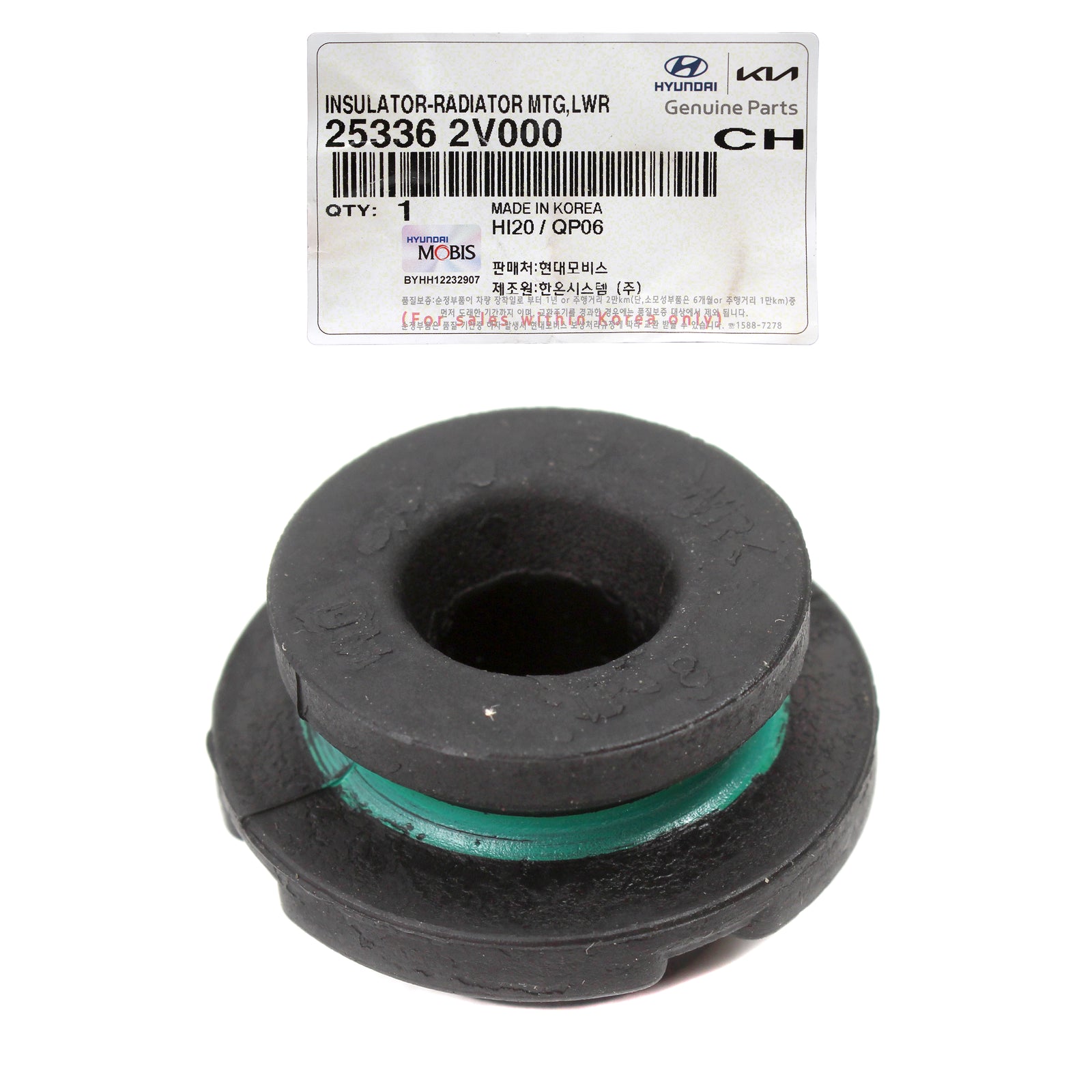 GENUINE Radiator MTG Lower Insulator for 11-22 Accent Elantra Veloster Venue