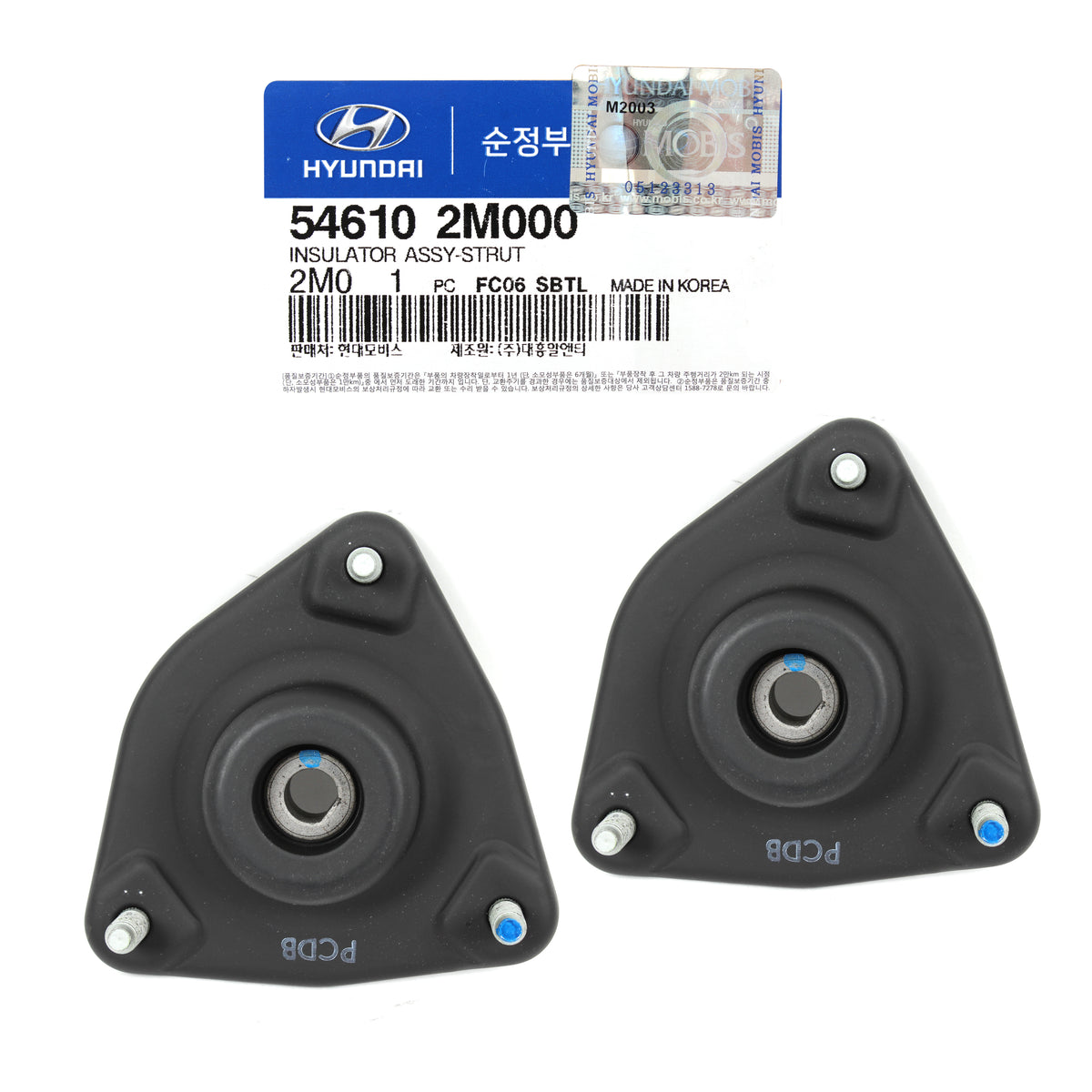 GENUINE Hyundai Genesis Coupe 10-16 for Strut Mount Front Upper 2PCS 54610-2M000