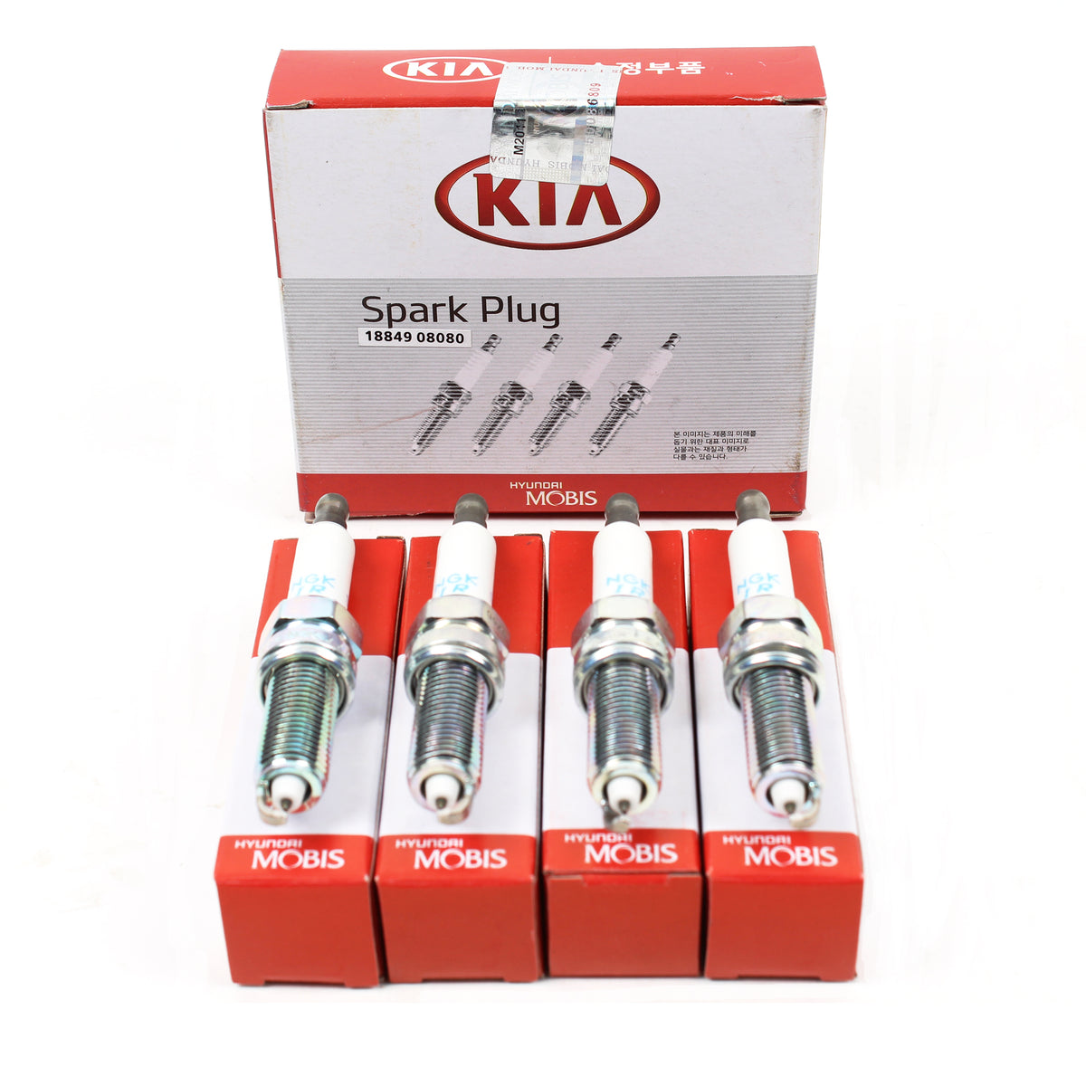 OEM Spark Plug 4PCS for 2015-2021 Kia Forte Forte5 Koup Optima Soul 1.6L Turbo