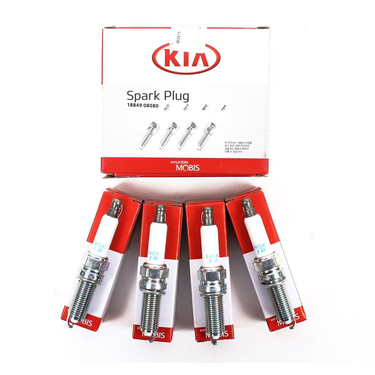 OEM Spark Plug 4PCS for 2015-2021 Kia Forte Forte5 Koup Optima Soul 1.6L Turbo