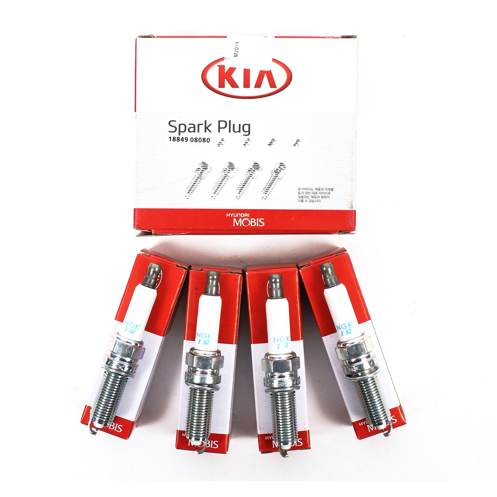 OEM Spark Plug 4PCS for 2015-2021 Kia Forte Forte5 Koup Optima Soul 1.6L Turbo