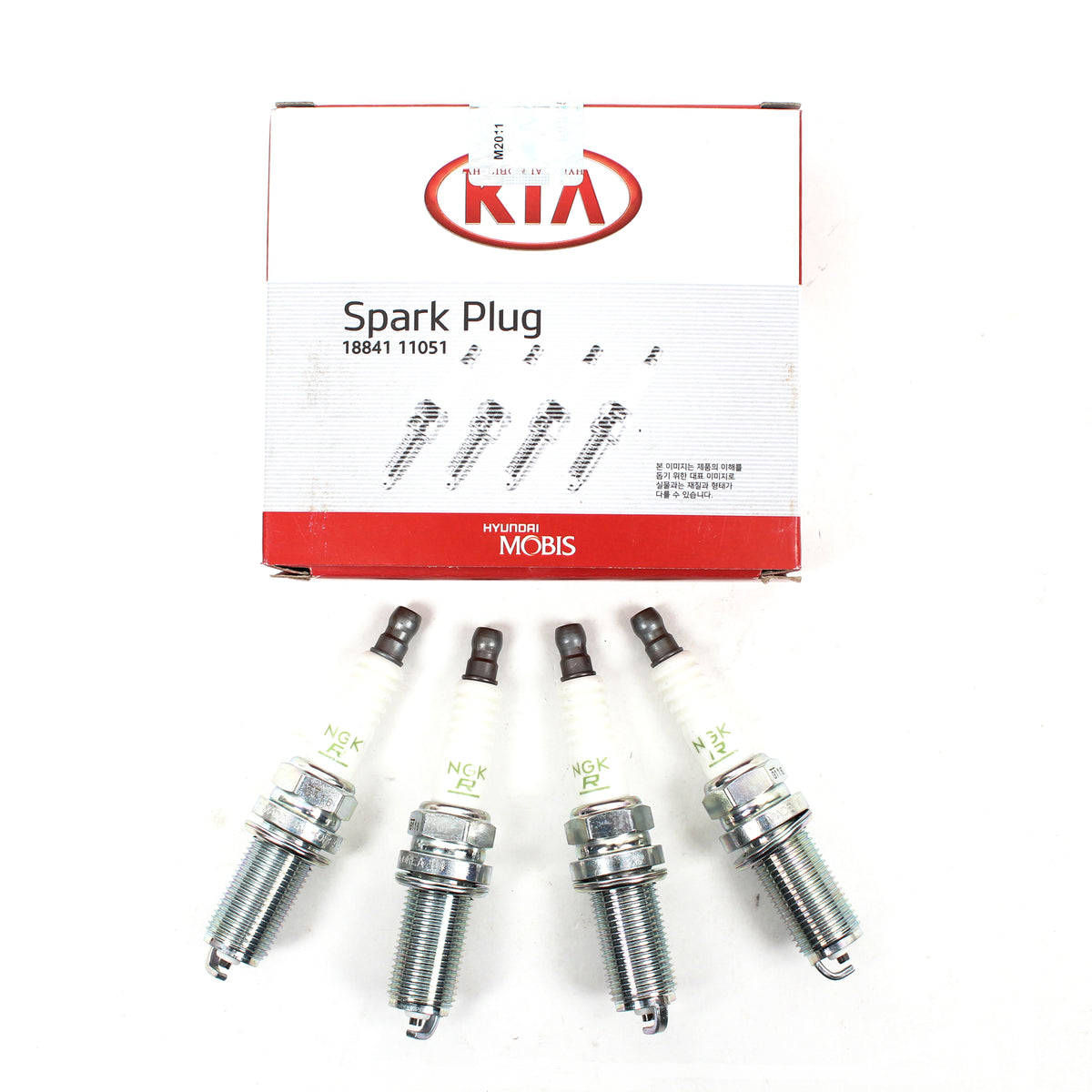 OEM Spark Plug 4PCS for 2015-2021 Kia Forte Forte5 Koup Optima Soul 1.6L Turbo