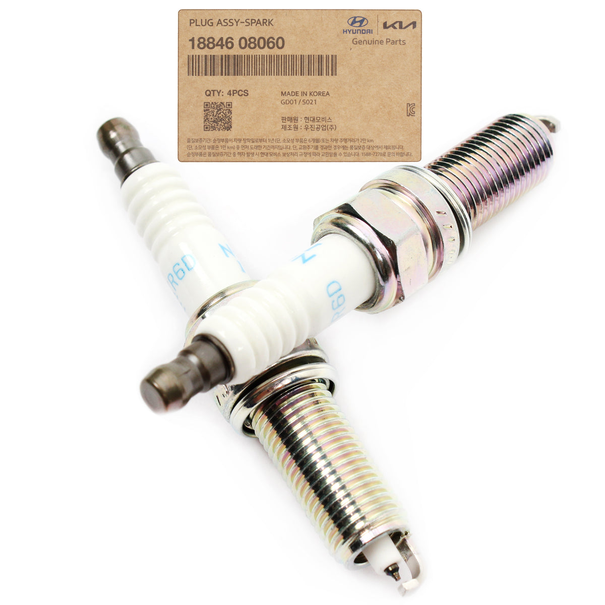 OEM Iridium Spark Plugs for 1320 Elantra Kona Sonata Tucson Veloster