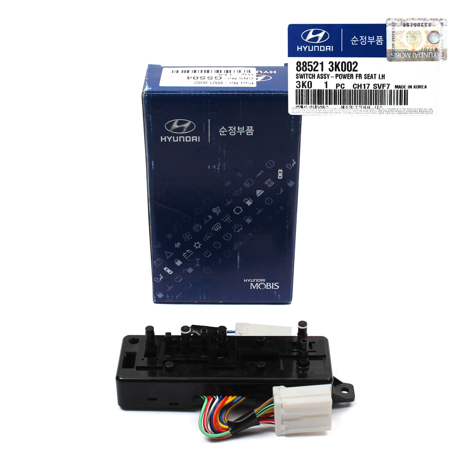 GENUINE Power Seat Switch FRONT LEFT for 06-08 Hyundai Sonata OEM 885213K002