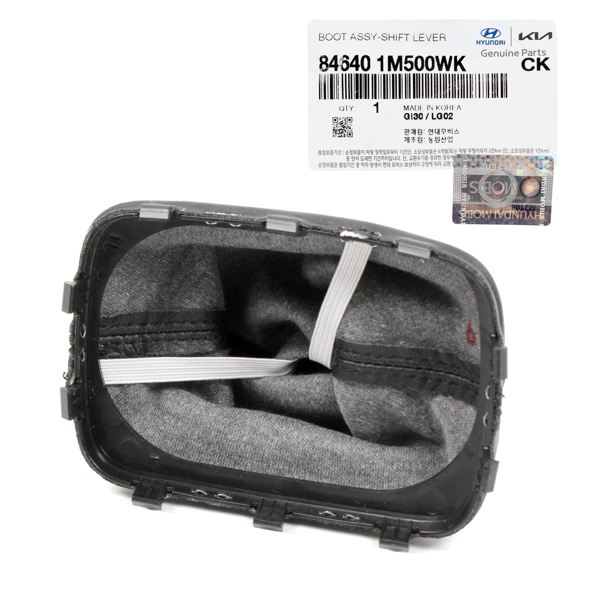 GENUINE Automatic Transmission Shift Knob Boot for 10-13 Kia Forte 846401M500WK