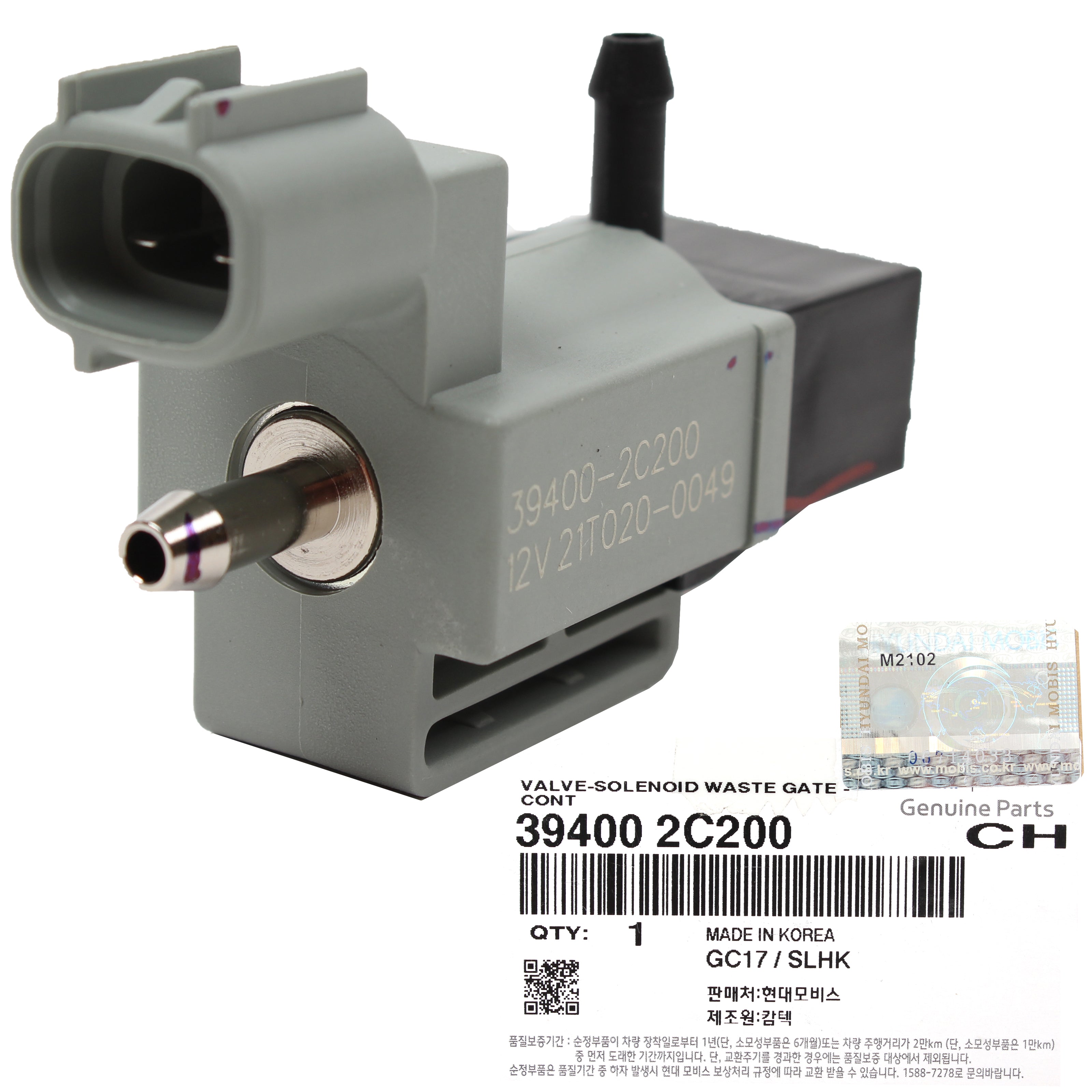 Waste Gate Control Genuine OEM Waste Gate 39400-2C200 For Hyundai Genesis 2010-2012 Solenoid Valve