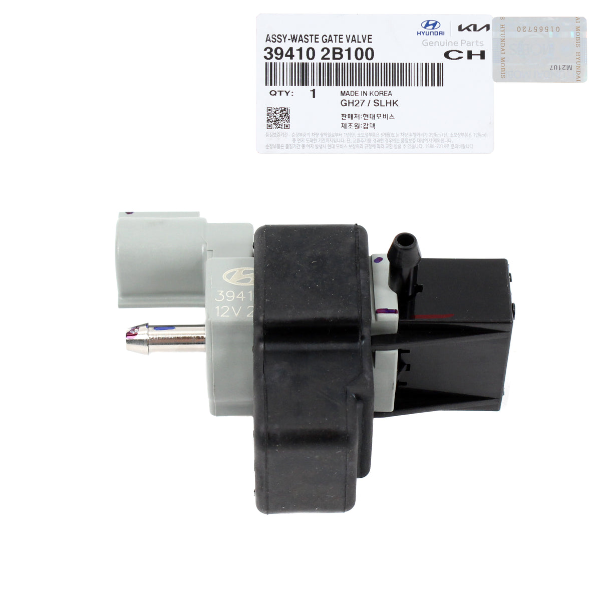 GENUINE Turbocharger Solenoid Waste Gate Valve for 13-20 Elantra Veloster 1.6L