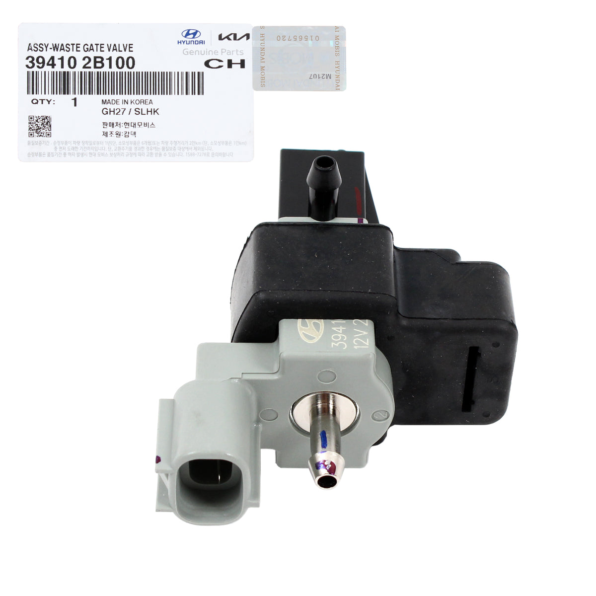 GENUINE Turbocharger Solenoid Waste Gate Valve for 13-20 Elantra Veloster 1.6L