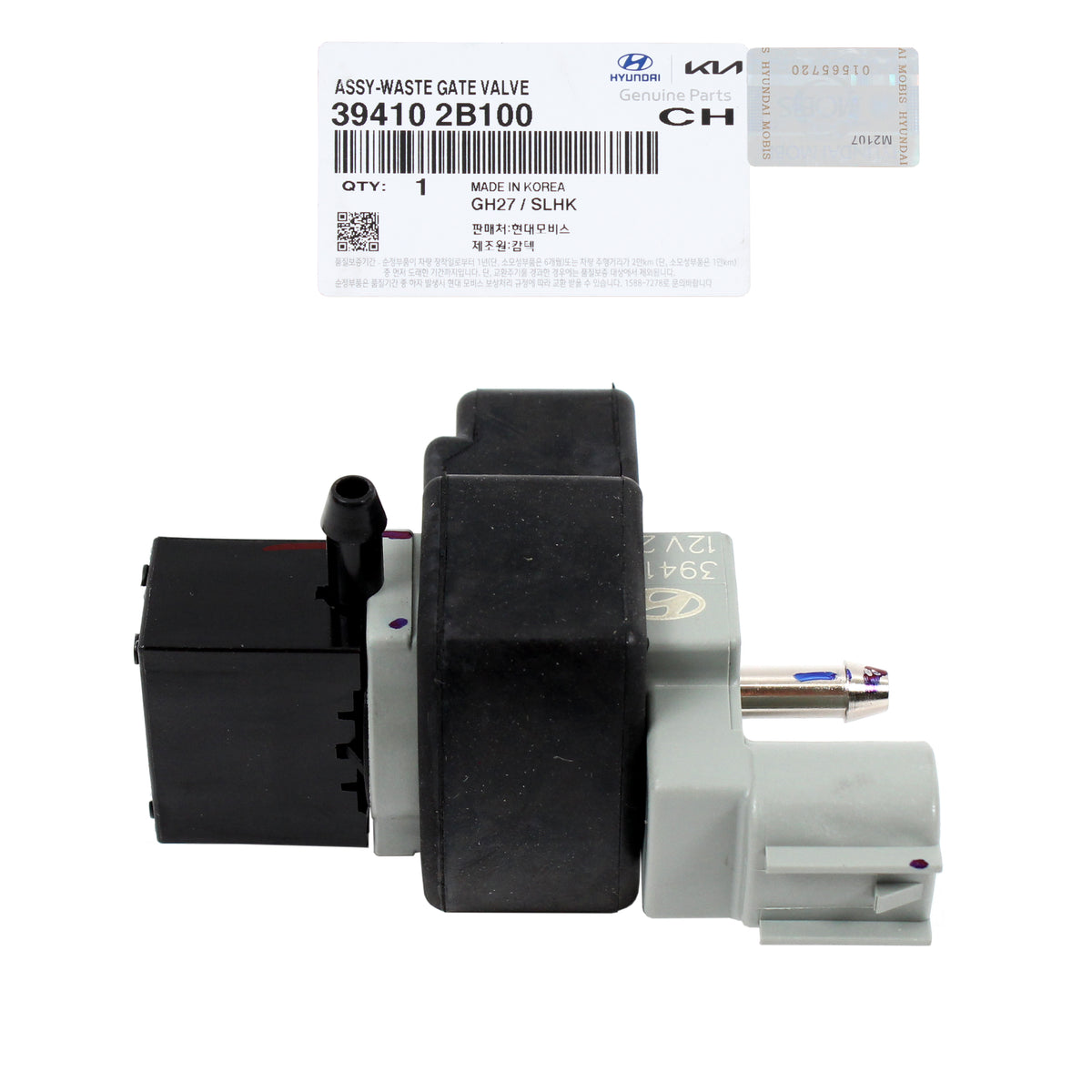 GENUINE Turbocharger Solenoid Waste Gate Valve for 13-20 Elantra Veloster 1.6L