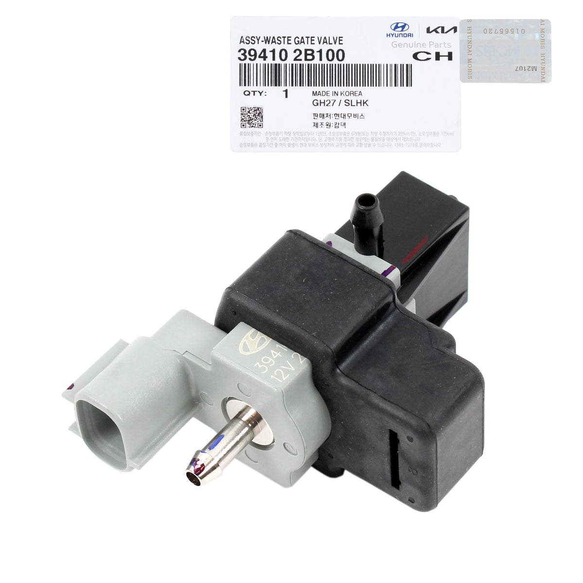 GENUINE Turbocharger Solenoid Waste Gate Valve for 13-20 Elantra Veloster 1.6L