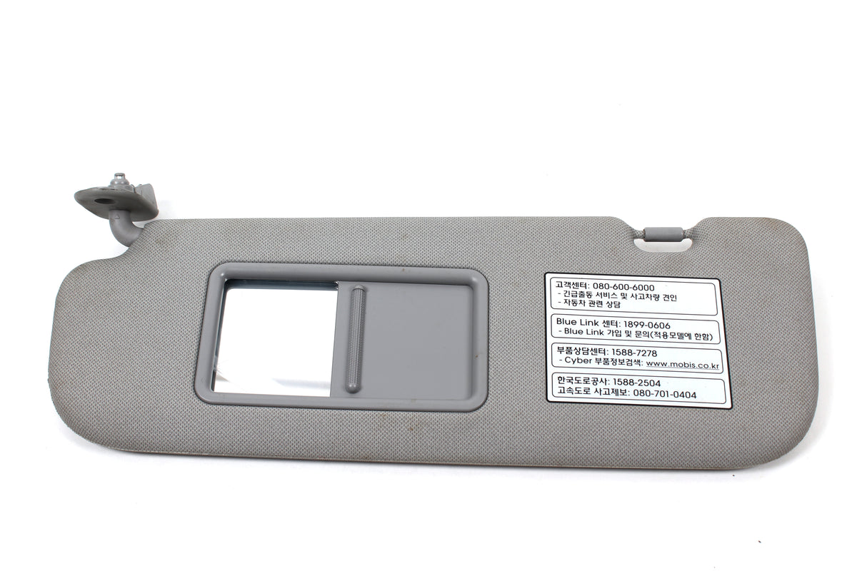 GENUINE Sun Visor Gray DRIVER &amp; PASSENGER for 2011-2015 Hyundai Elantra