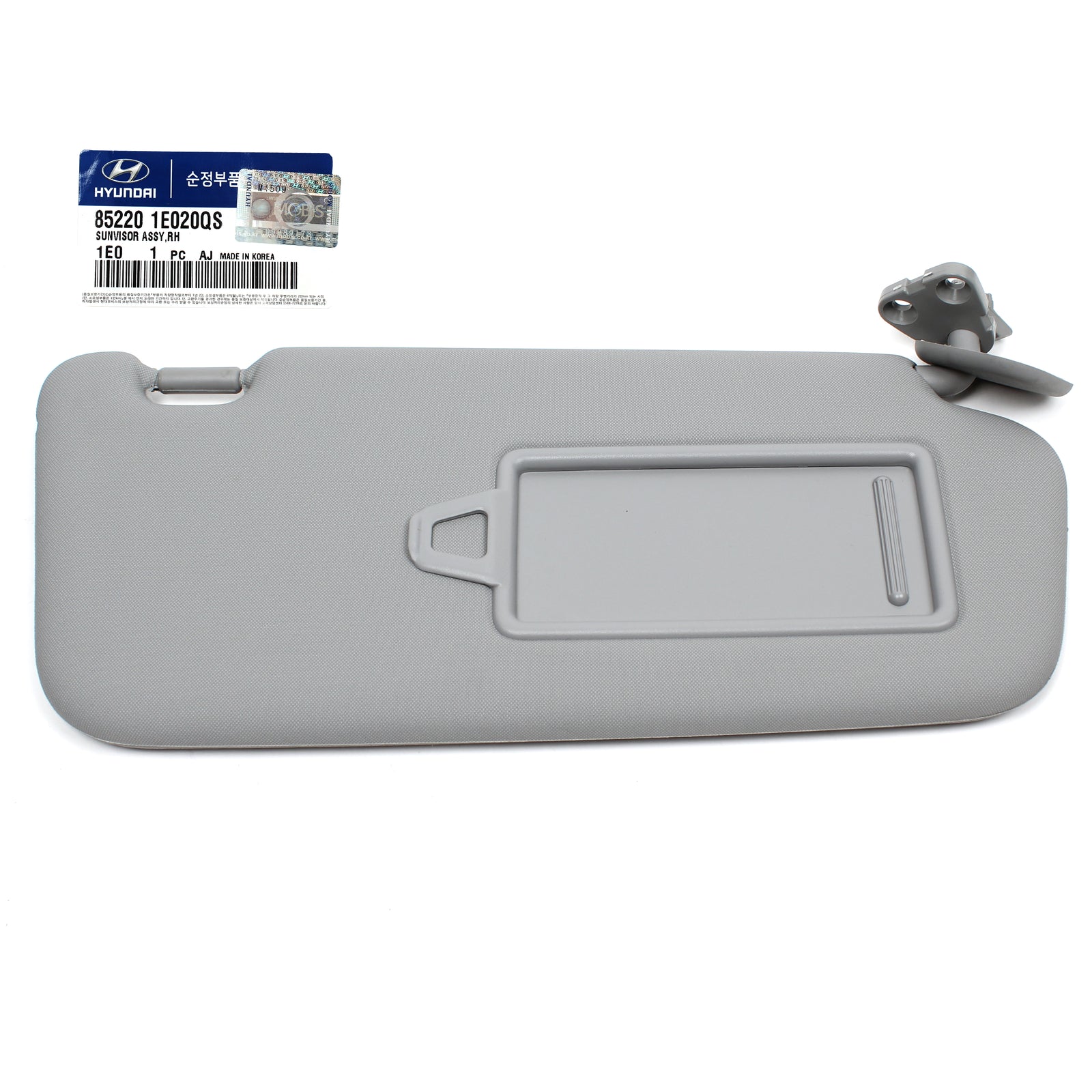 GENUINE Sun Visor Gray LEFT & RIGHT for 2006-2010 Hyundai Accent Verna OEM