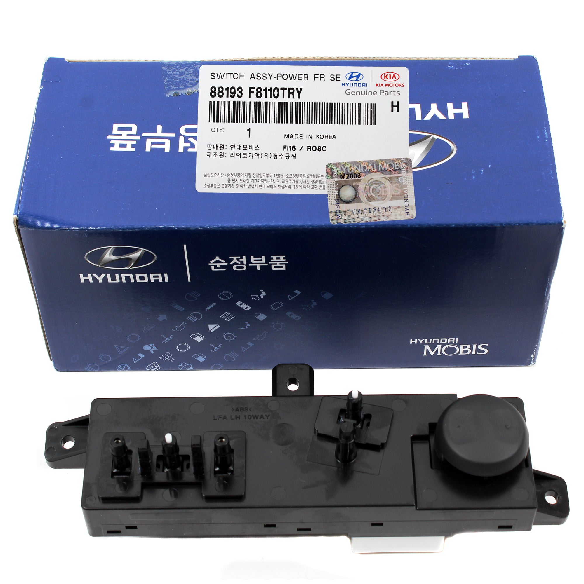 GENUINE Power Seat Switch for 2015-2019 Sonata 2016-2021 Tucson 88193F8110TRY