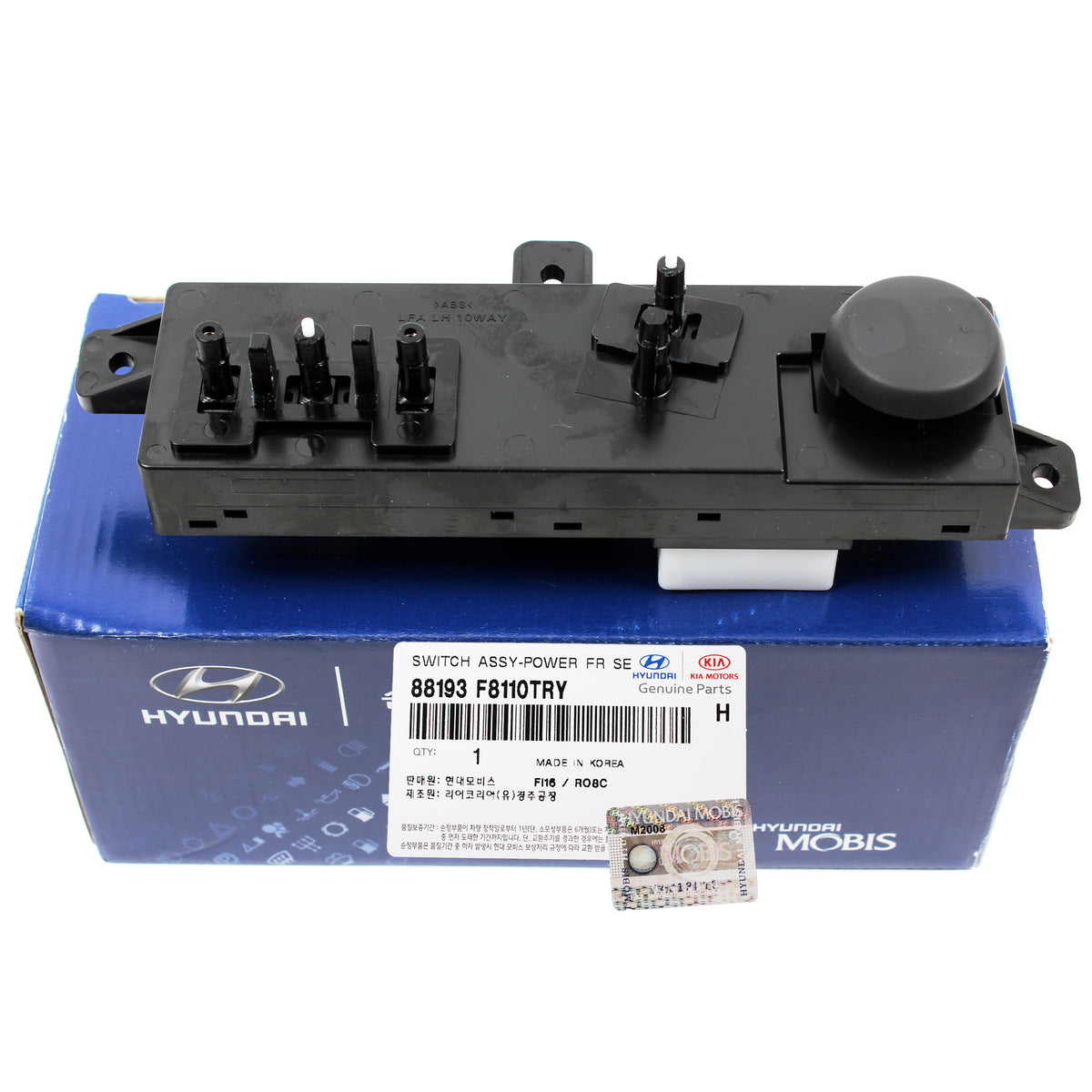 GENUINE Power Seat Switch for 2015-2019 Sonata 2016-2021 Tucson 88193F8110TRY