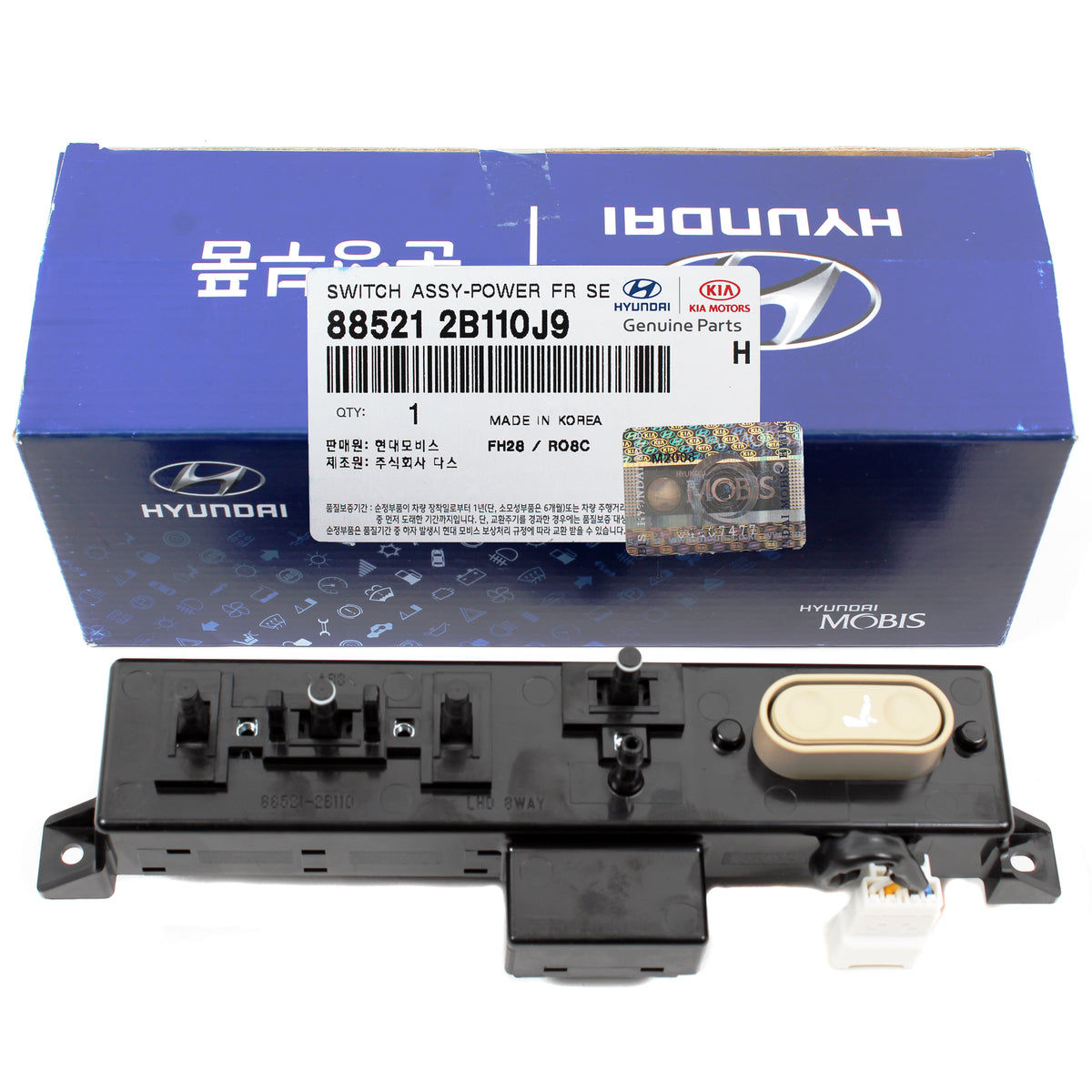 Front Left Power Seat Switch GENUINE for 07-09 Hyundai Santa Fe 885212B110J9