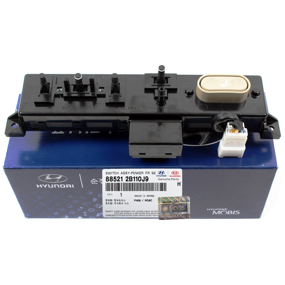 Front Left Power Seat Switch GENUINE for 07-09 Hyundai Santa Fe 885212B110J9