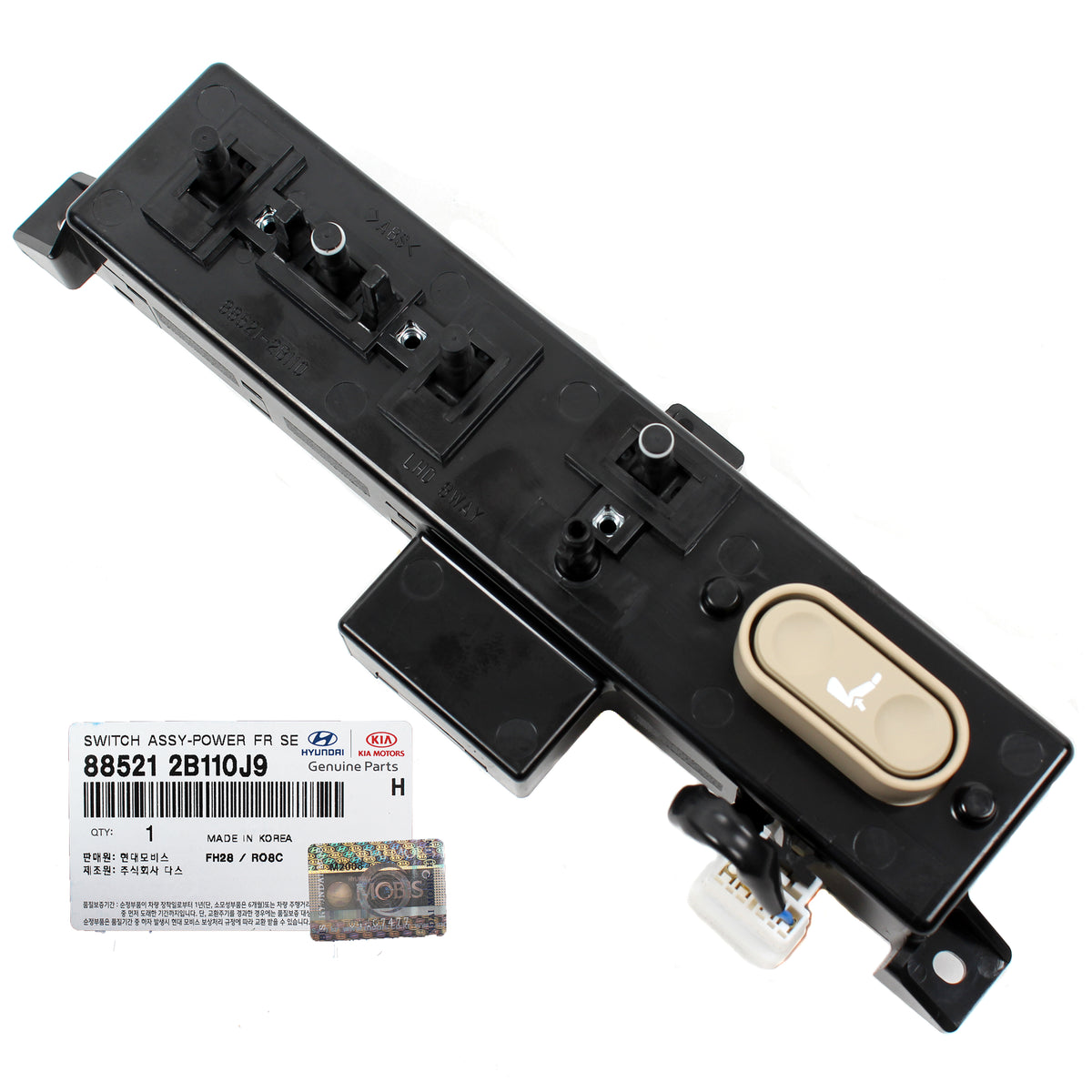 Front Left Power Seat Switch GENUINE for 07-09 Hyundai Santa Fe 885212B110J9