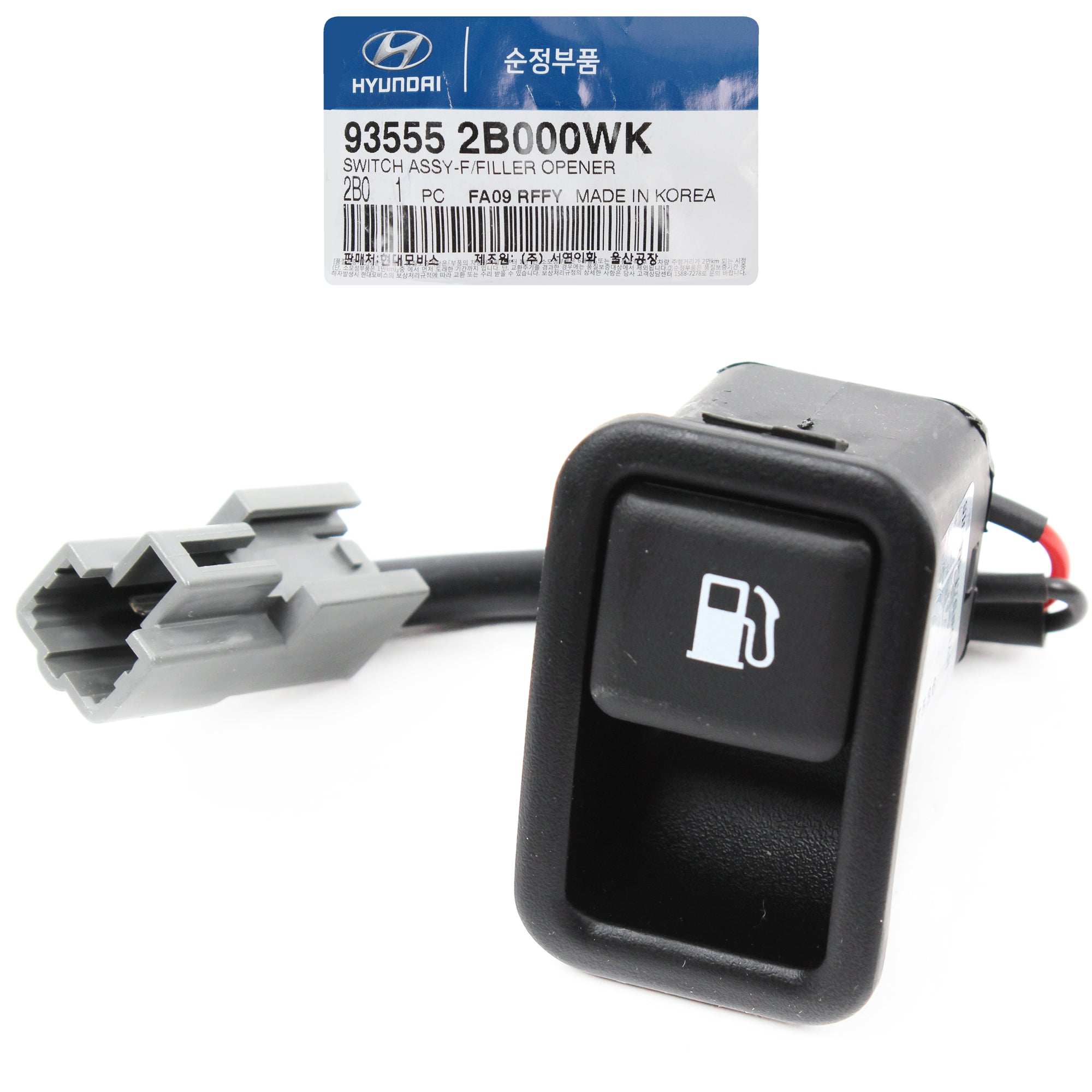 GENUINE Fuel Gas Door Opener Button Switch BLACK for 07-09 Santa Fe 935552B000WK
