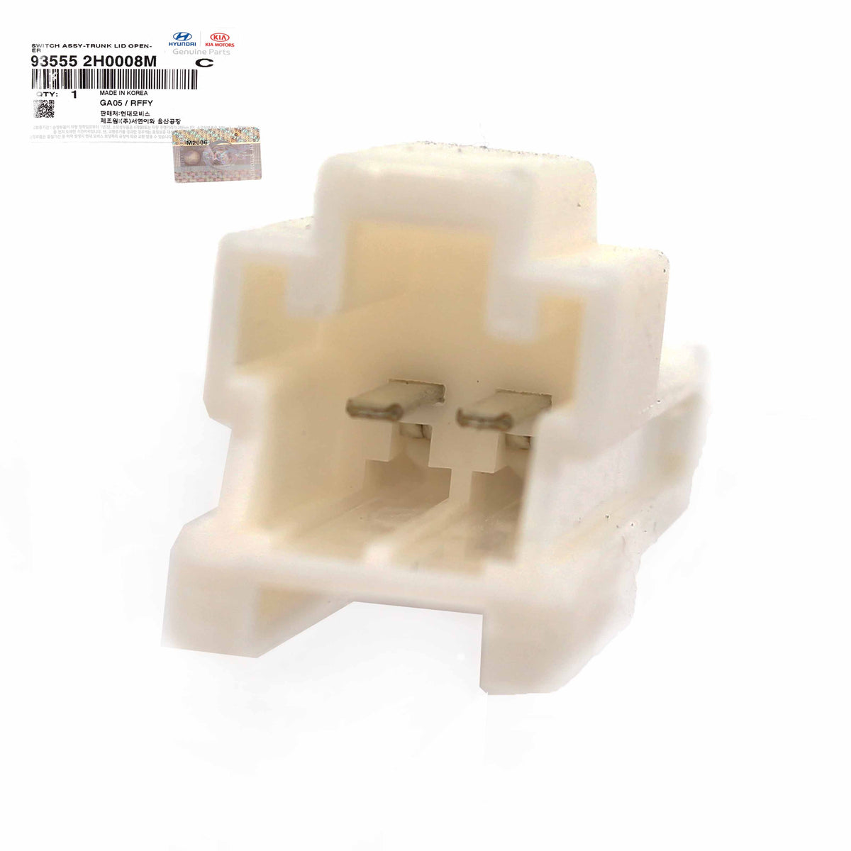 OEM Trunk Lid Opener Release Switch GRAY for 07-10 Hyundai Elantra 935552H0008M