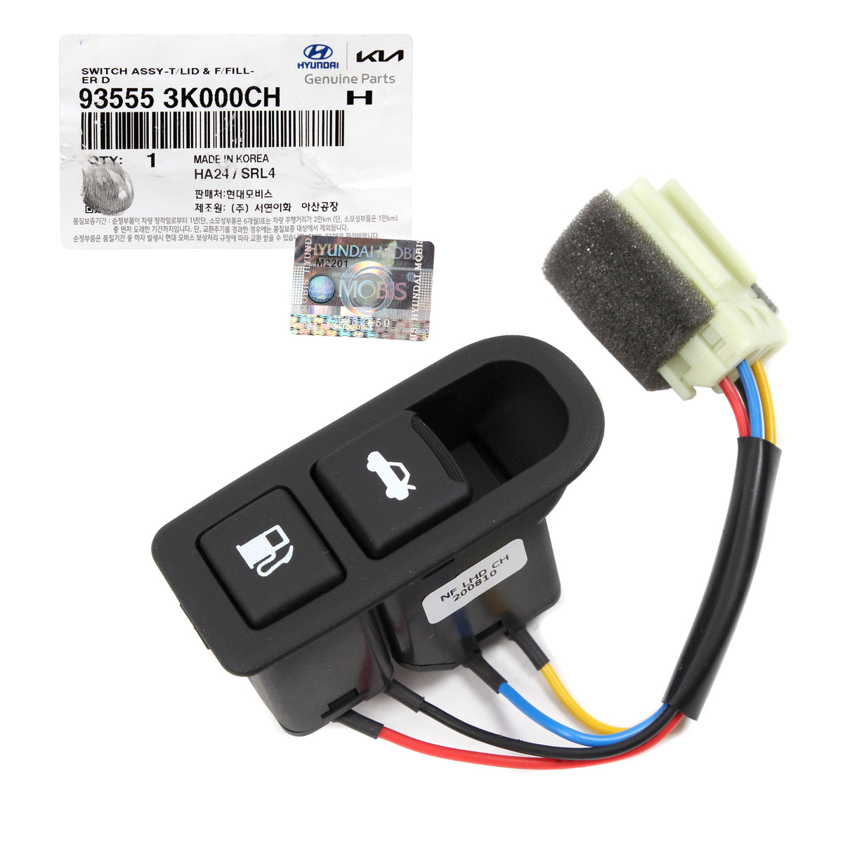 GENUINE Trunk &amp; Fuel Door Opener Release Button for 2006-2008 Hyundai Sonata