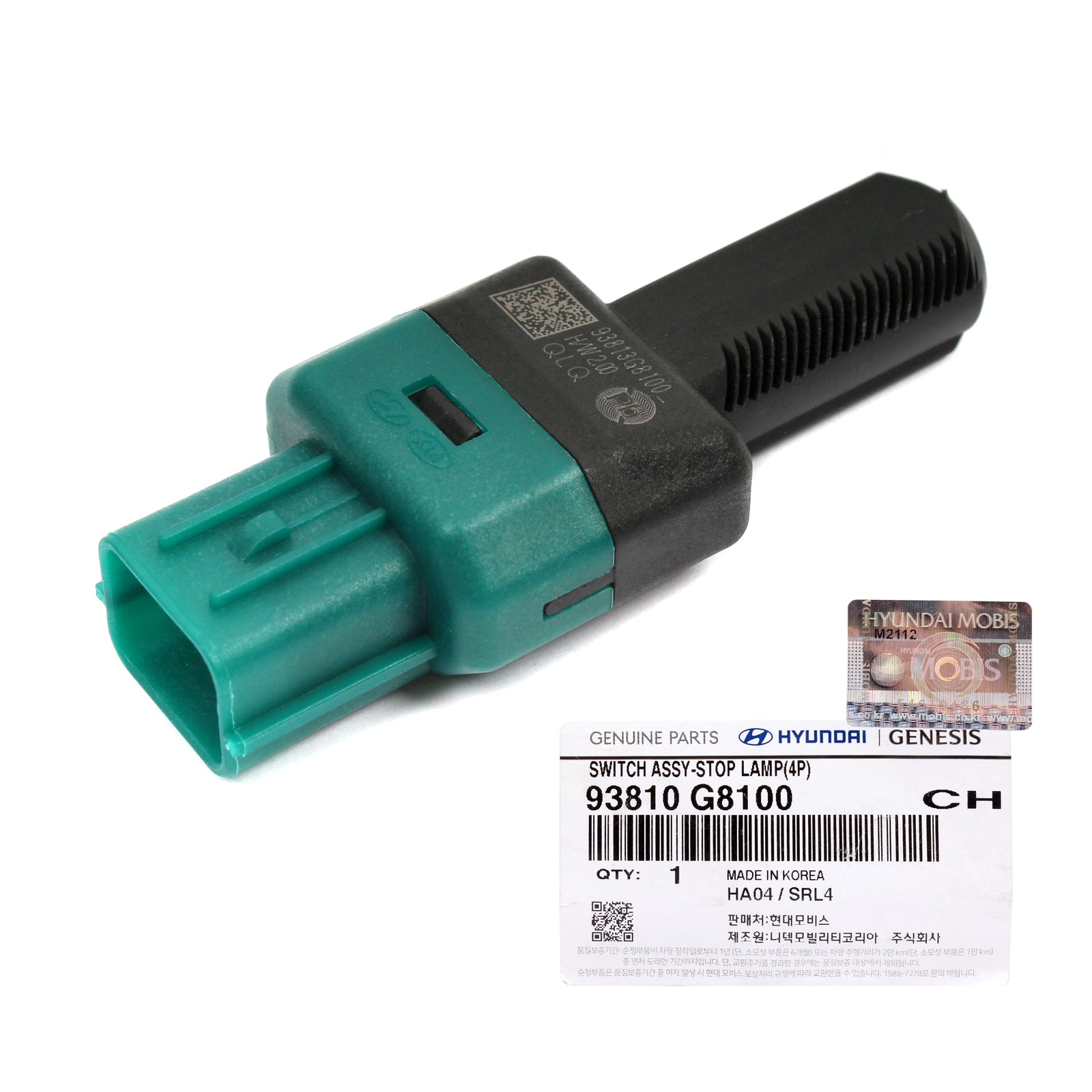GENUINE STOP LAMP SWITCH FOR 2018 2019 2020 HYUNDAI / KIA GENESIS 93810G8100