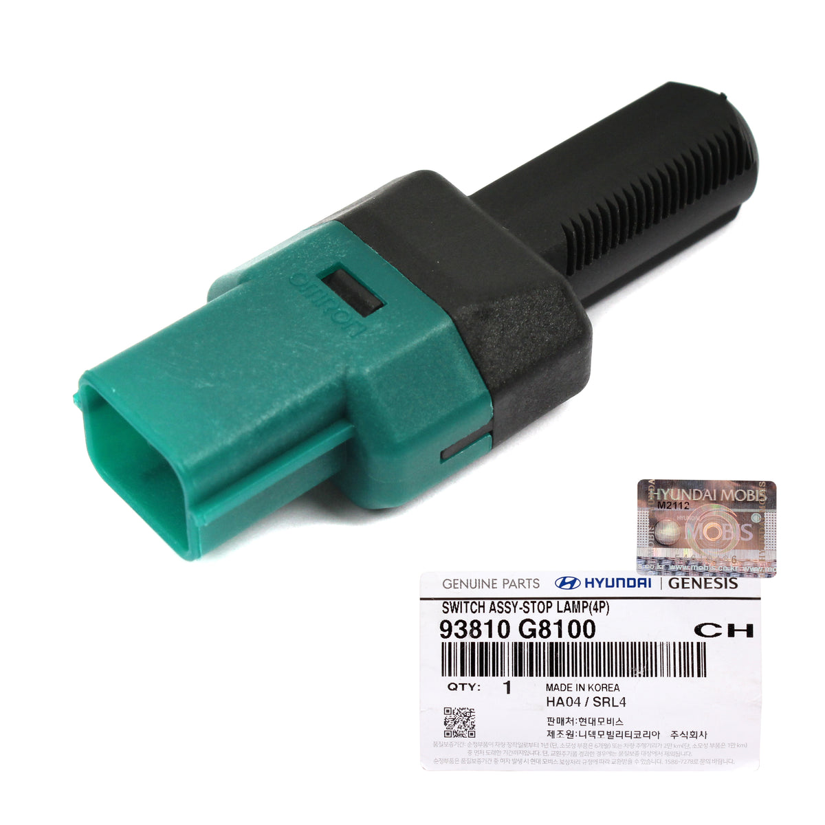 GENUINE STOP LAMP SWITCH FOR 2018 2019 2020 HYUNDAI / KIA GENESIS 93810G8100
