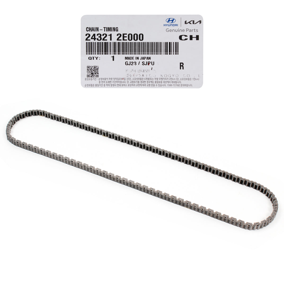 GENUINE Timing Chain for 11-16 Elantra / GT / Coupe Kia Forte Soul 24321-2E000