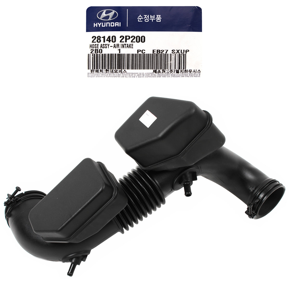 OEM GENUINE Air Intake Hose for 2010-13 Hyundai Santa Fe Kia Sorento 281402P200