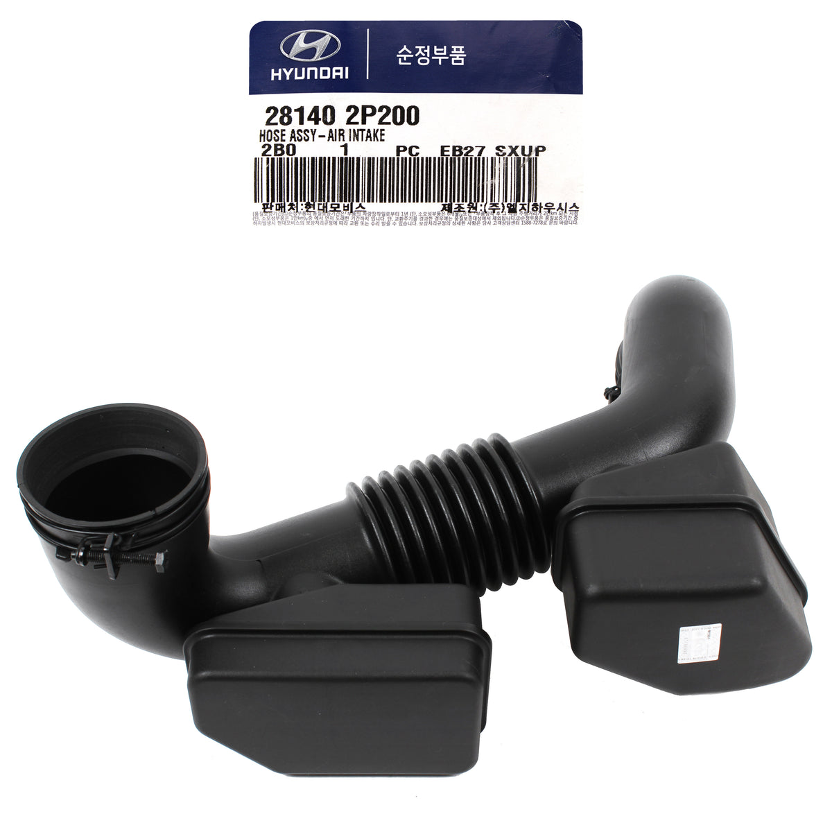 OEM GENUINE Air Intake Hose for 2010-13 Hyundai Santa Fe Kia Sorento 281402P200