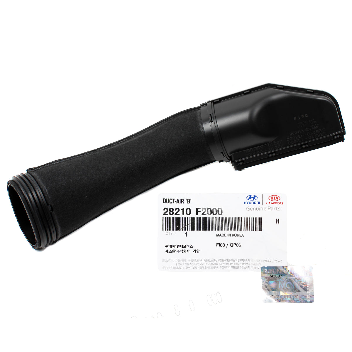 GENUINE Air Cleaner Intake Tube for 2018-2020 Hyundai Elantra GT 28210F2000