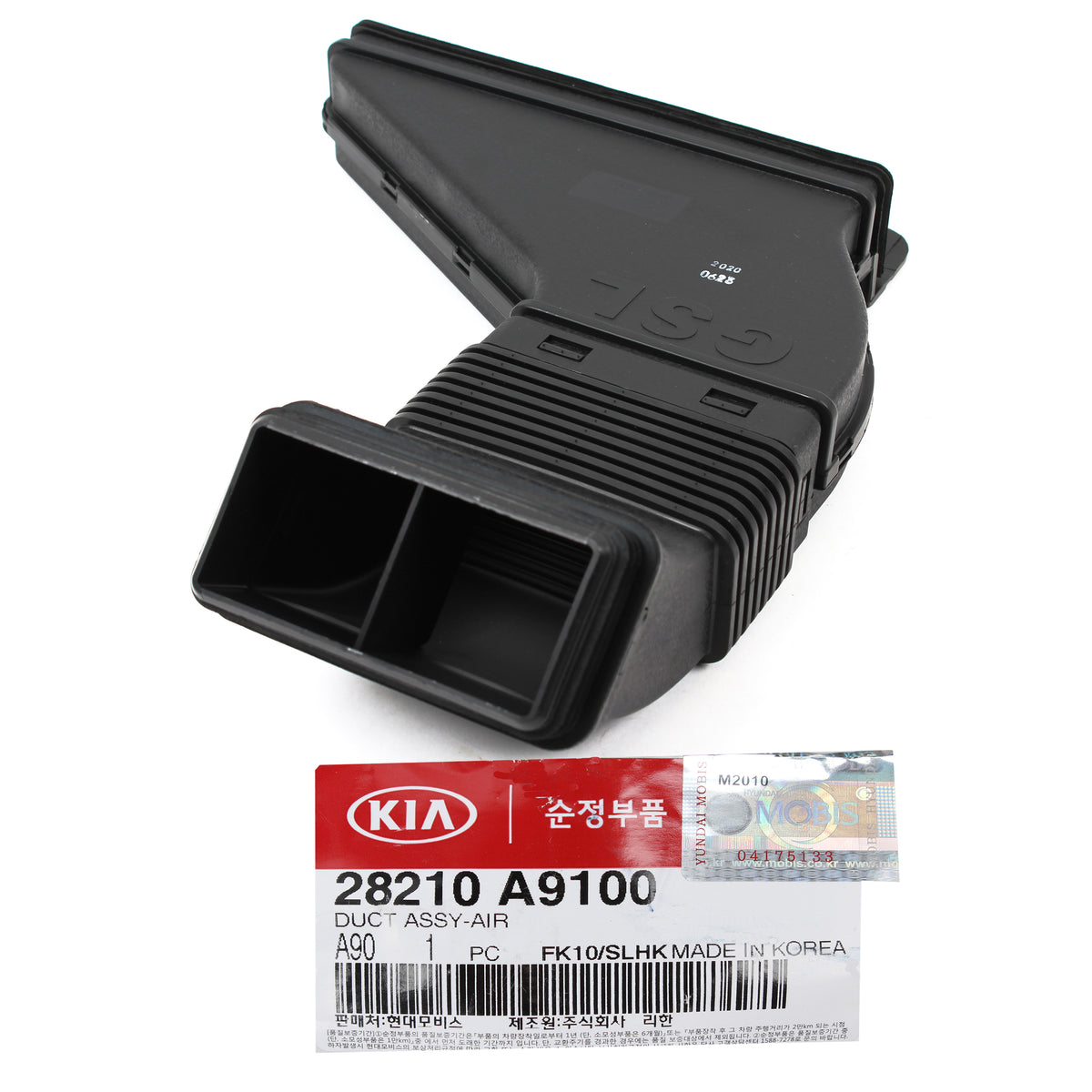 GENUINE Air Cleaner Intake Duct for 2015-2020 Kia Sedona 28210A9100