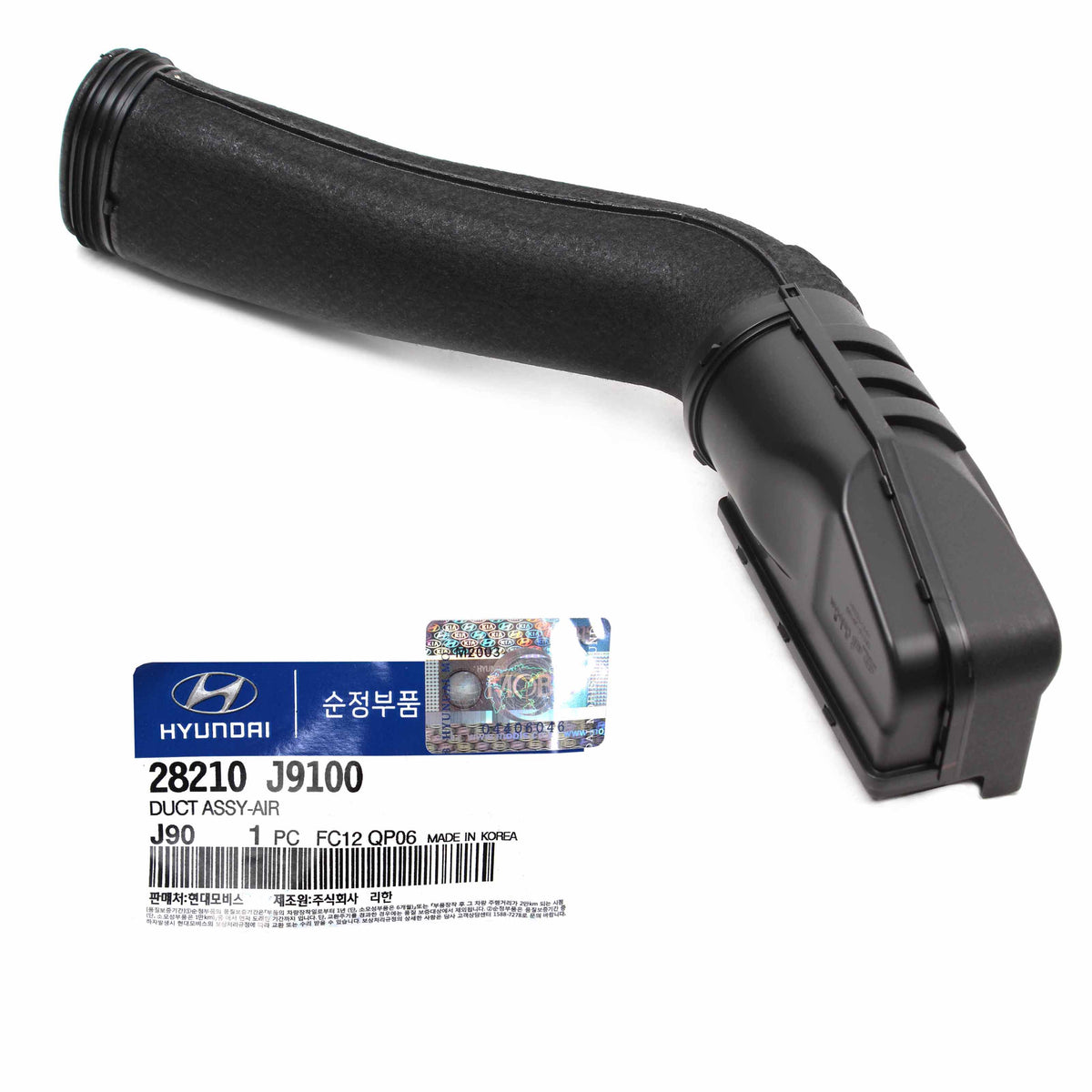 Air Cleaner Intake Duct Hose GENUINE for 2018-2021 Hyundai Kona 28210J9100