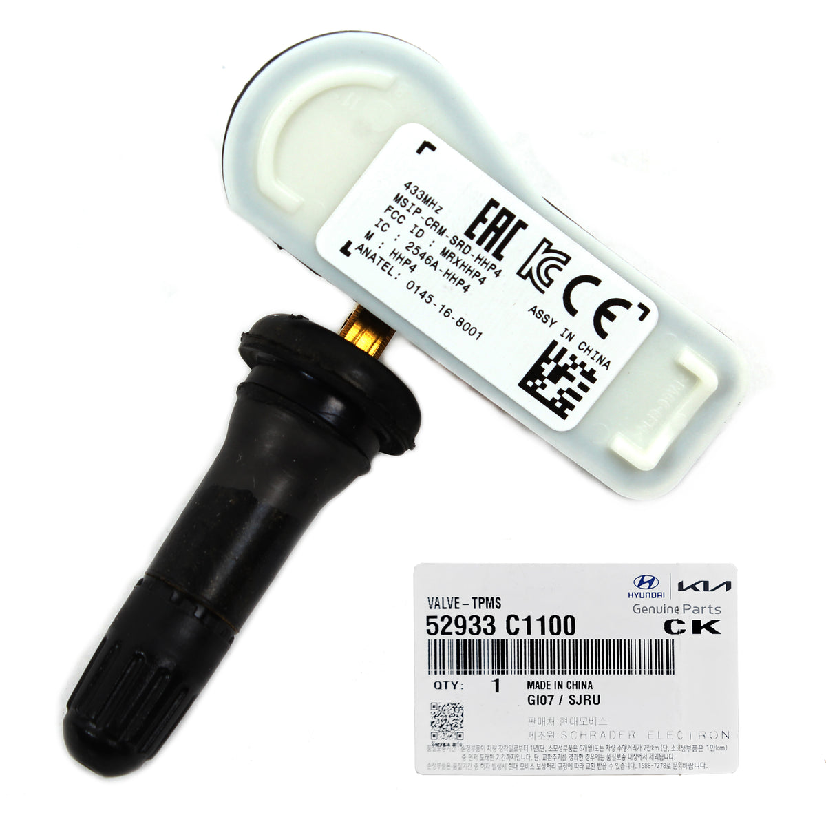 GENUINE TIRE PRESSURE SENSOR TPMS for 2015-2021 HYUNDAI KIA OEM 52933C1100