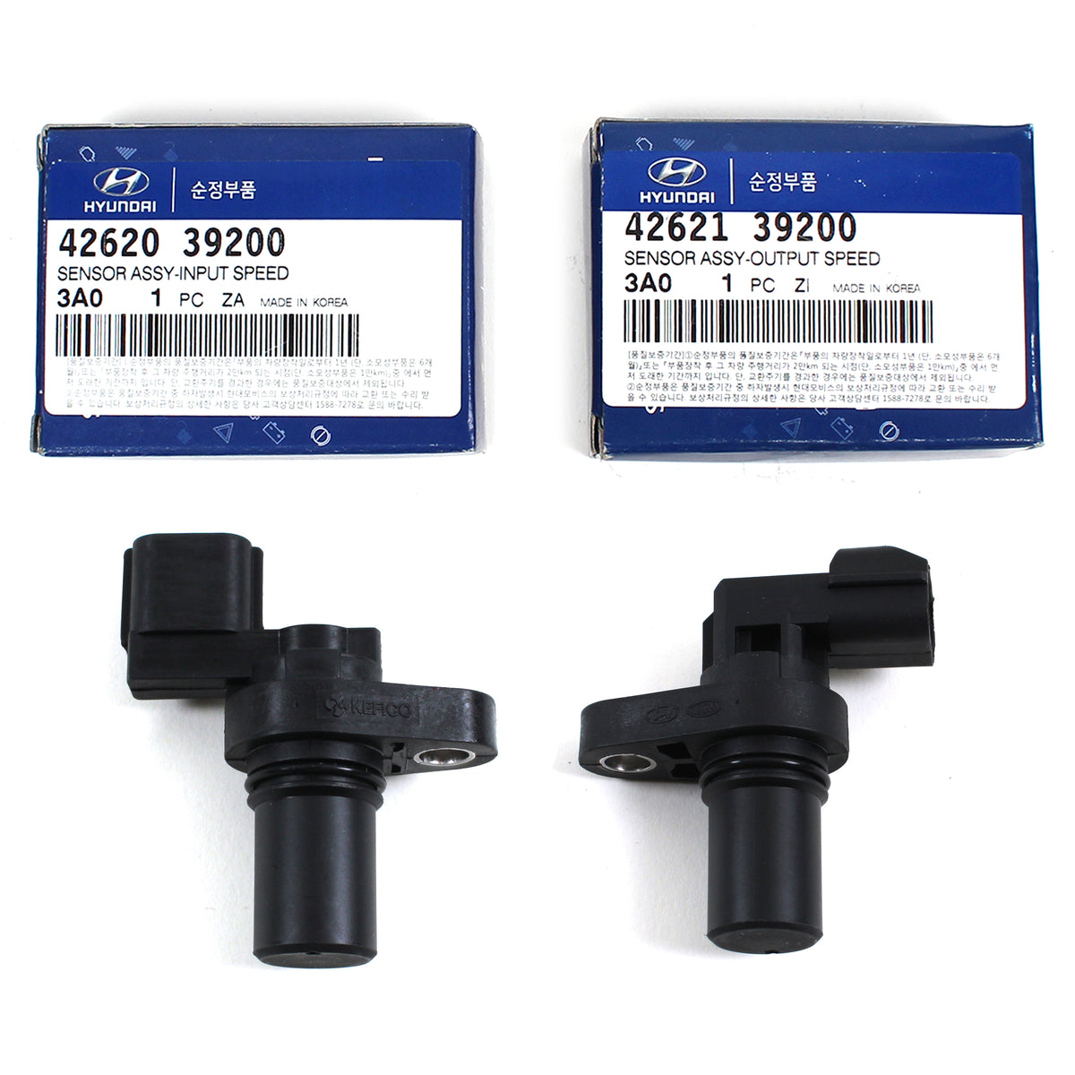 GENUINE Input &amp; Output Speed Sensor 2PCS for 05-12 Hyundai Kia OEM 4262139200