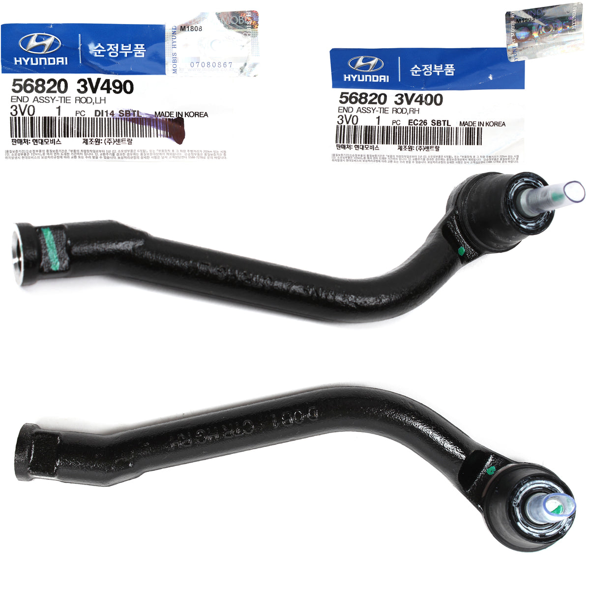 OEM Outer Tie Rod End FRONT LEFT RIGHT for 10-16 Sonata Tucson Optima 568203Q500