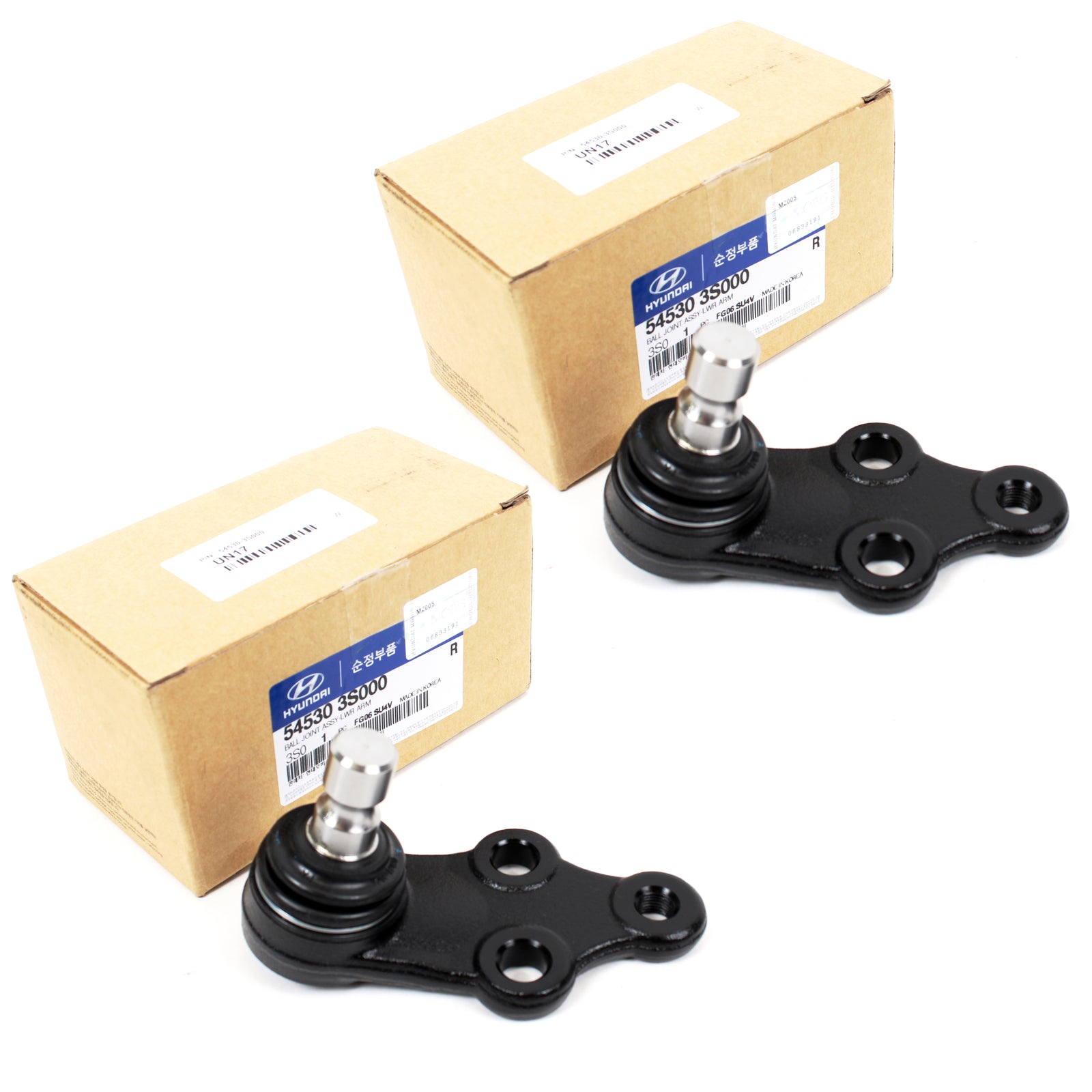 GENUINE Ball Joint 2PCS Front Lower for 10-13 Sonata Tucson Sportage 545303S000