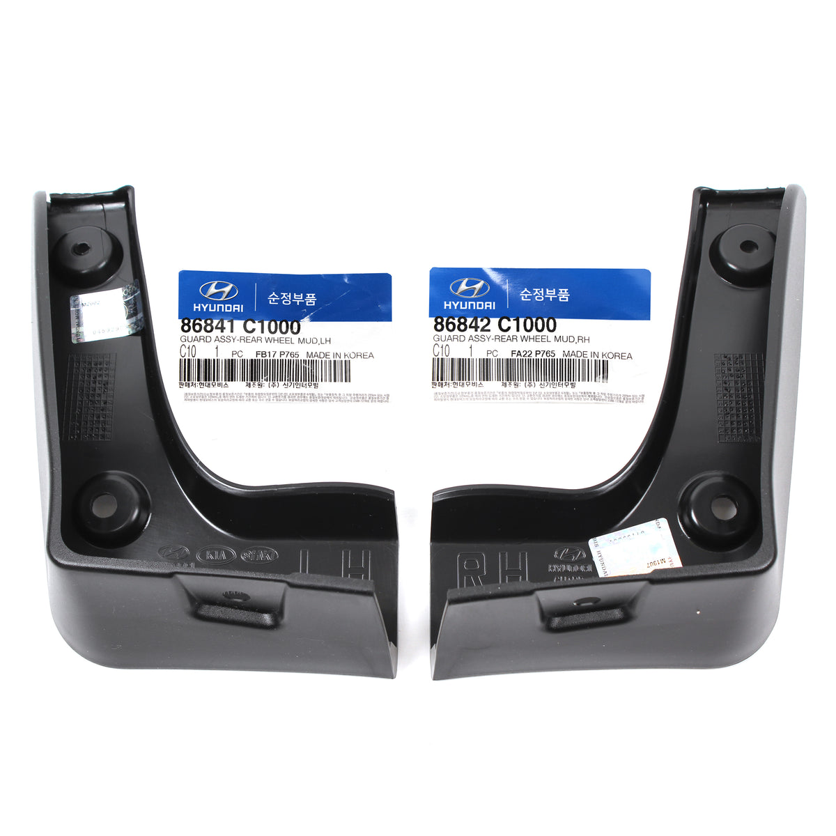 GENUINE Mud Guards Flaps Splash Shield for 2015-2017 Hyundai Sonata 86831C1000