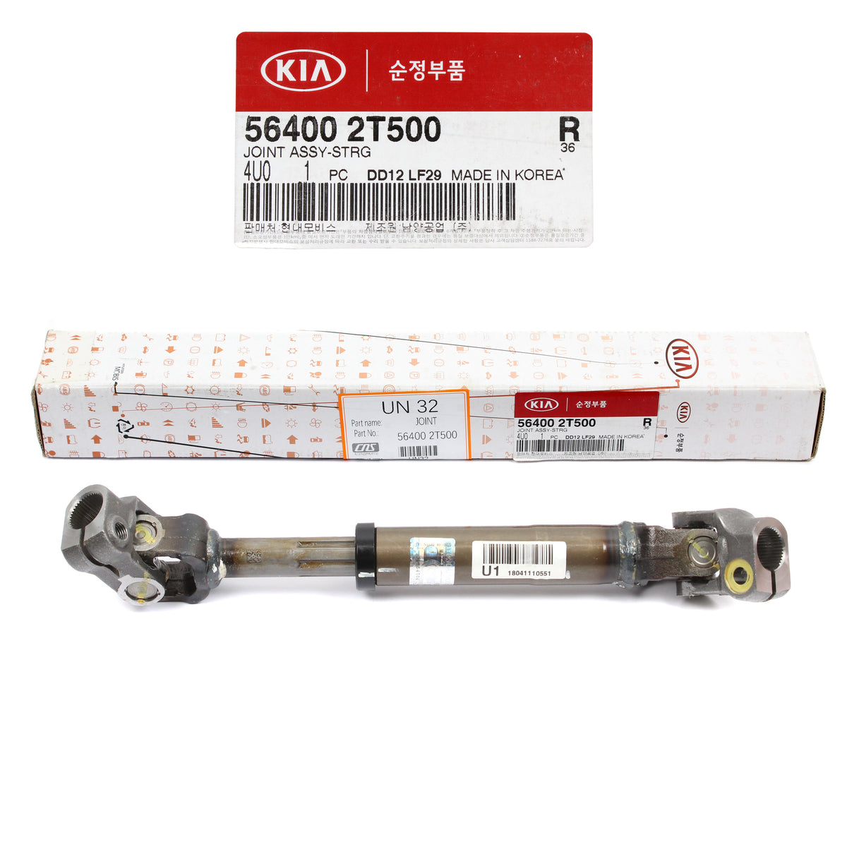 GENUINE Steering Joint Coupling shaft for Hyundai Sonata Kia Optima 564002T500