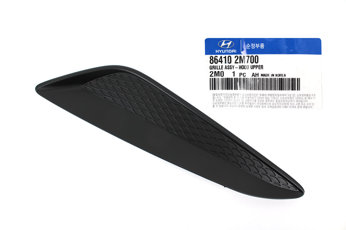 GENUINE Hood Vent Grille LEFT &amp; RIGHT for 13-16 Hyundai Genesis Coupe 864202M700