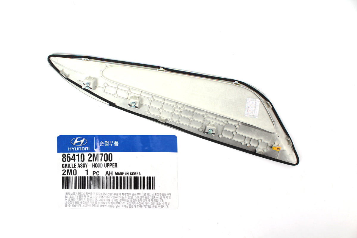 GENUINE Hood Vent Grille LEFT &amp; RIGHT for 13-16 Hyundai Genesis Coupe 864202M700