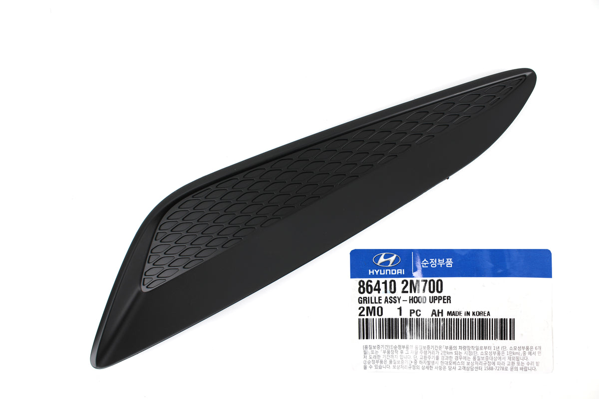 GENUINE Hood Vent Grille LEFT &amp; RIGHT for 13-16 Hyundai Genesis Coupe 864202M700