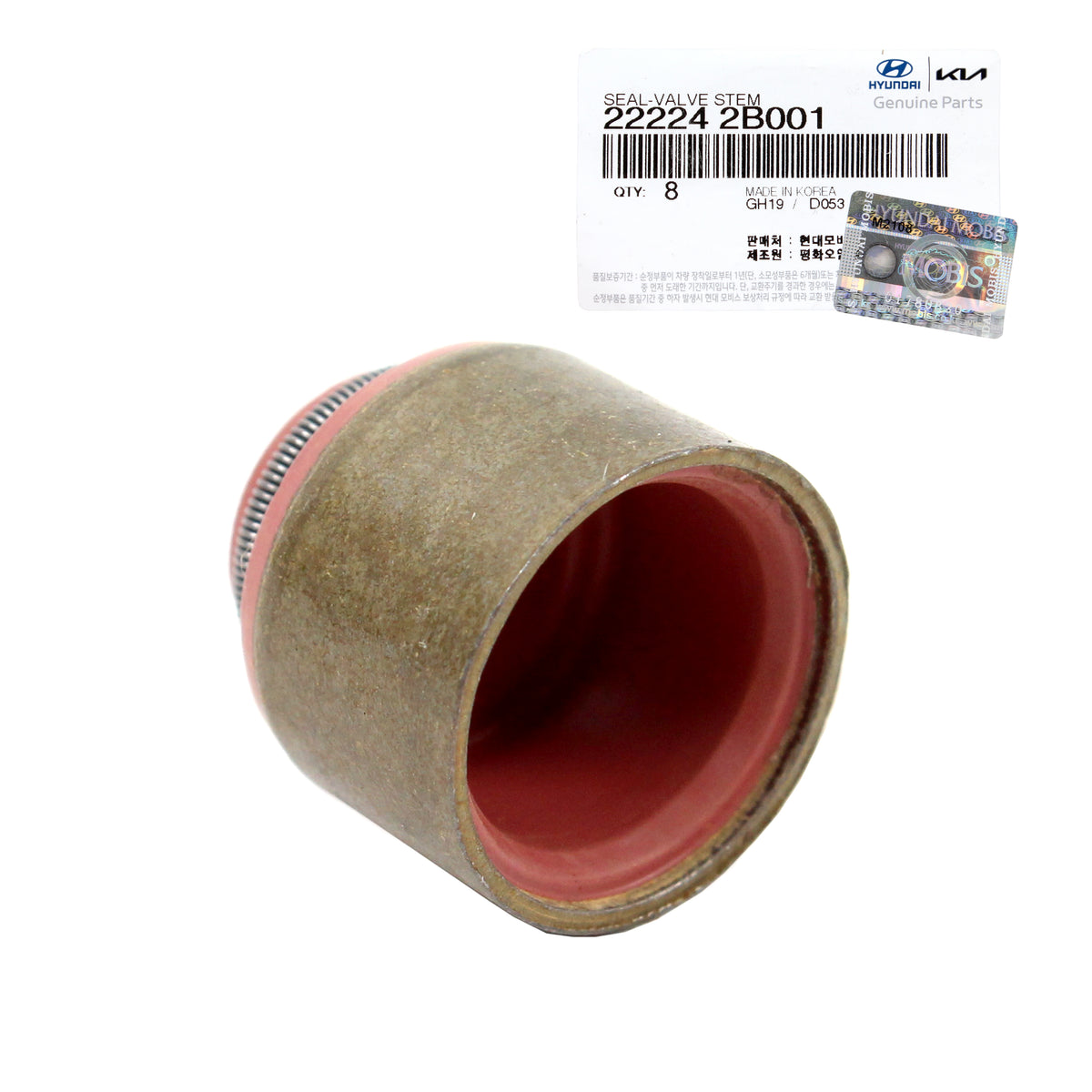 GENUINE Exhaust Valve Stem Seals 8PCS for 10-20 Hyundai Kia 1.4L 1.6L 222242B001